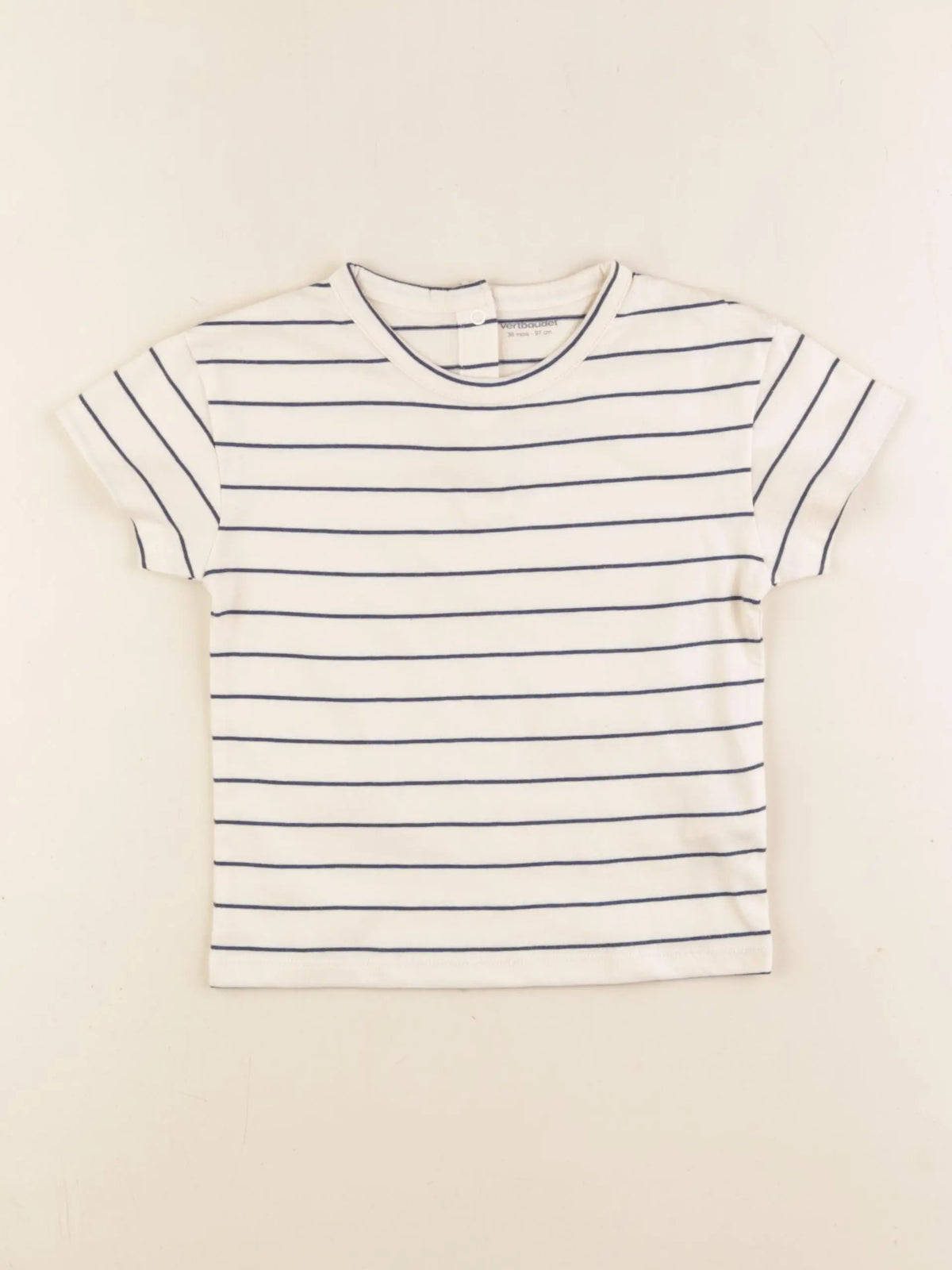 Vertbaudet - tee-shirt bleu - 36 mois