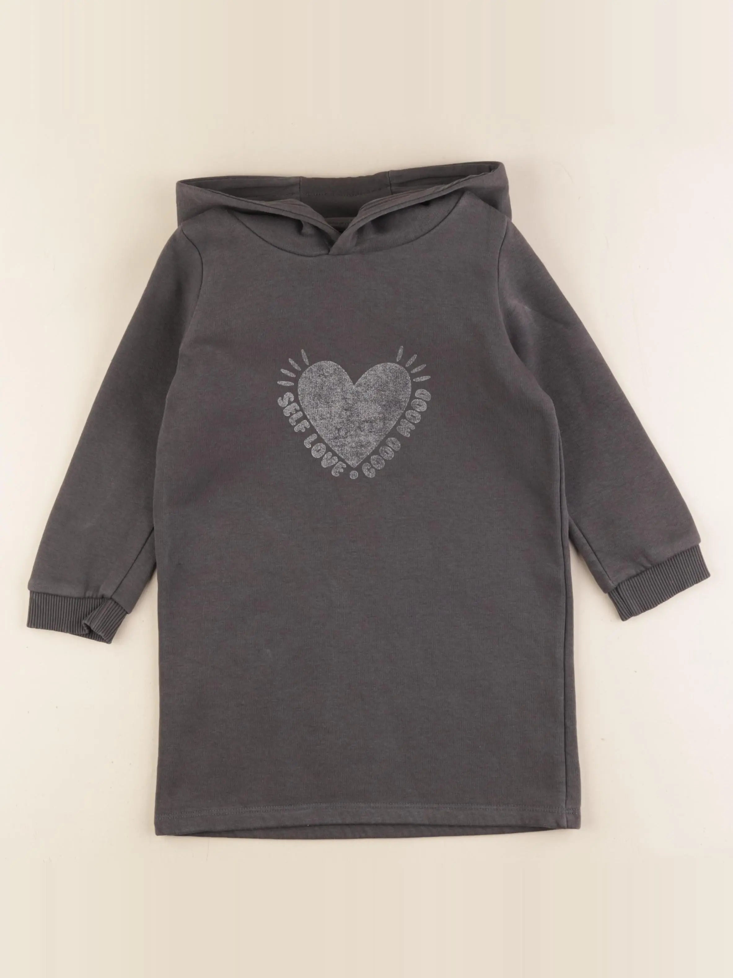 Vertbaudet - robe gris - 4 ans