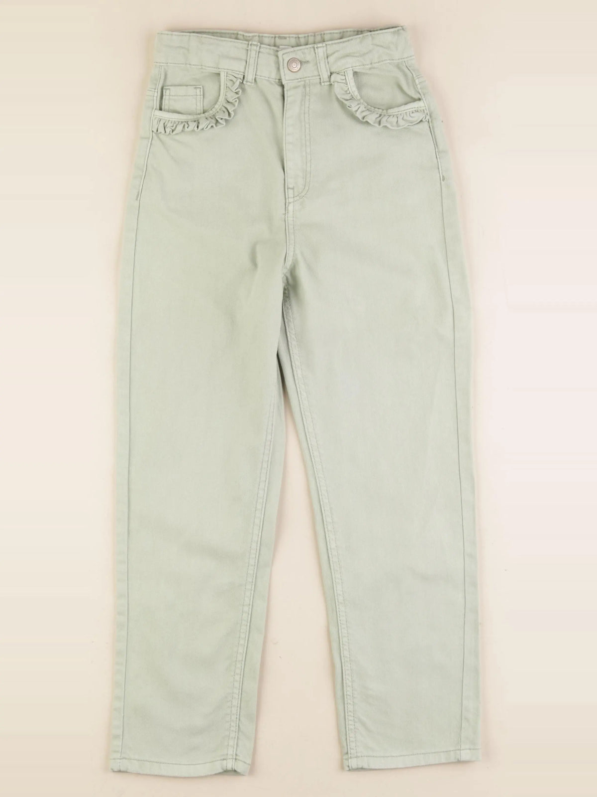 Vertbaudet - jean vert - 9 ans