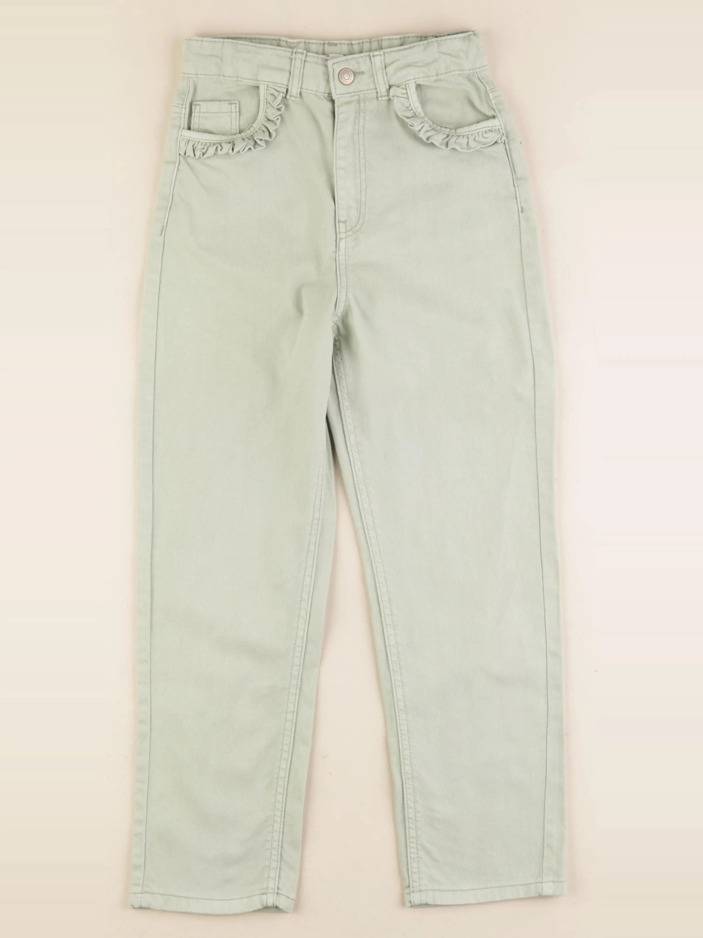 Vertbaudet - jean vert - 9 ans