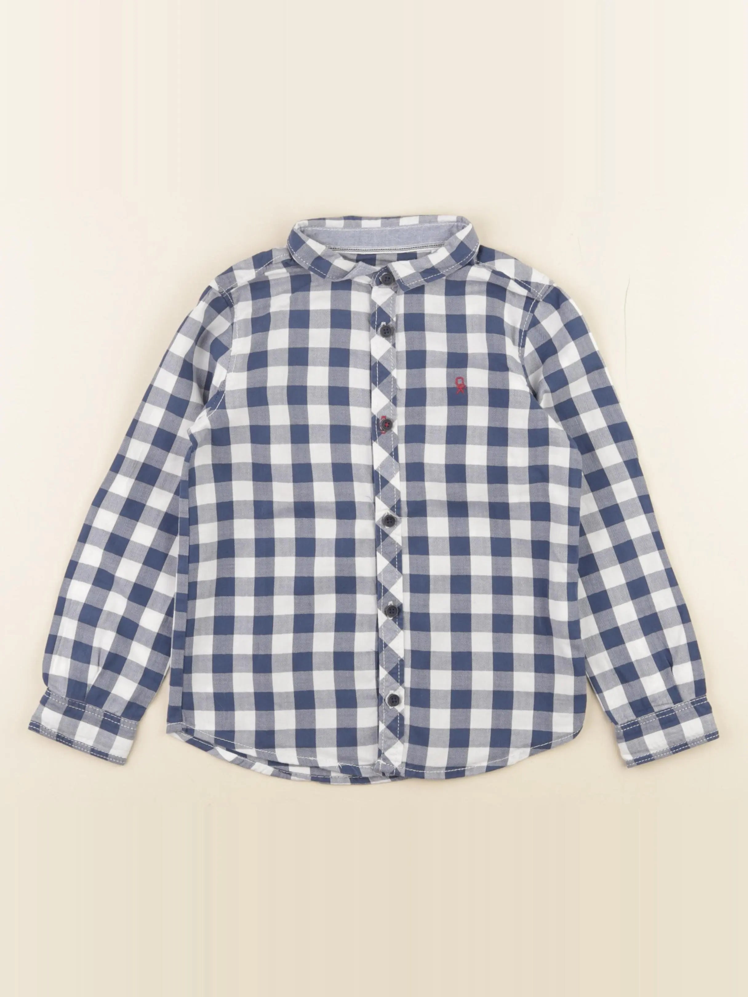 Okaidi - chemise bleu - 5 ans