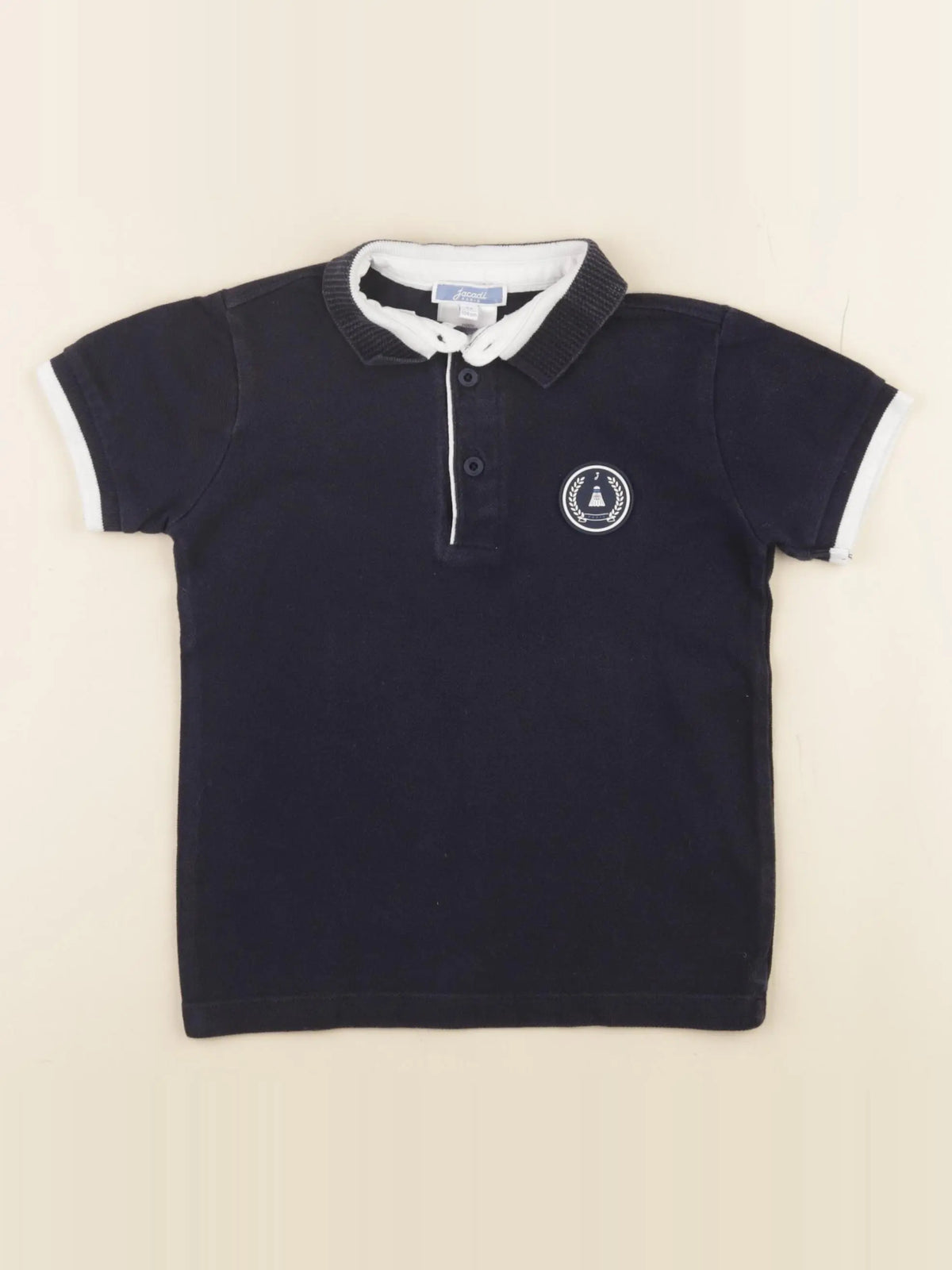 Jacadi - polo bleu - 4 ans