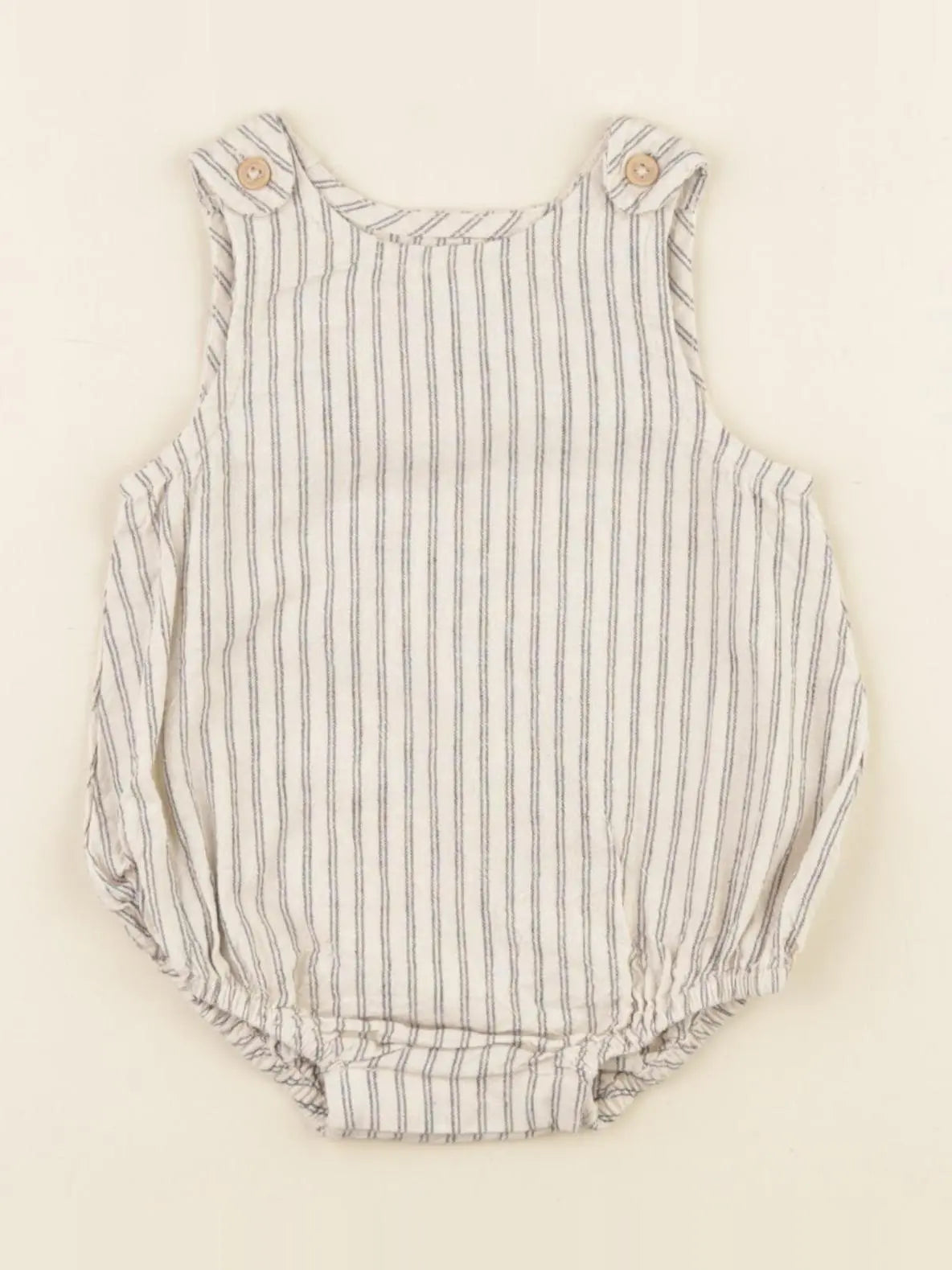 Vertbaudet - combinaison beige - 1 mois