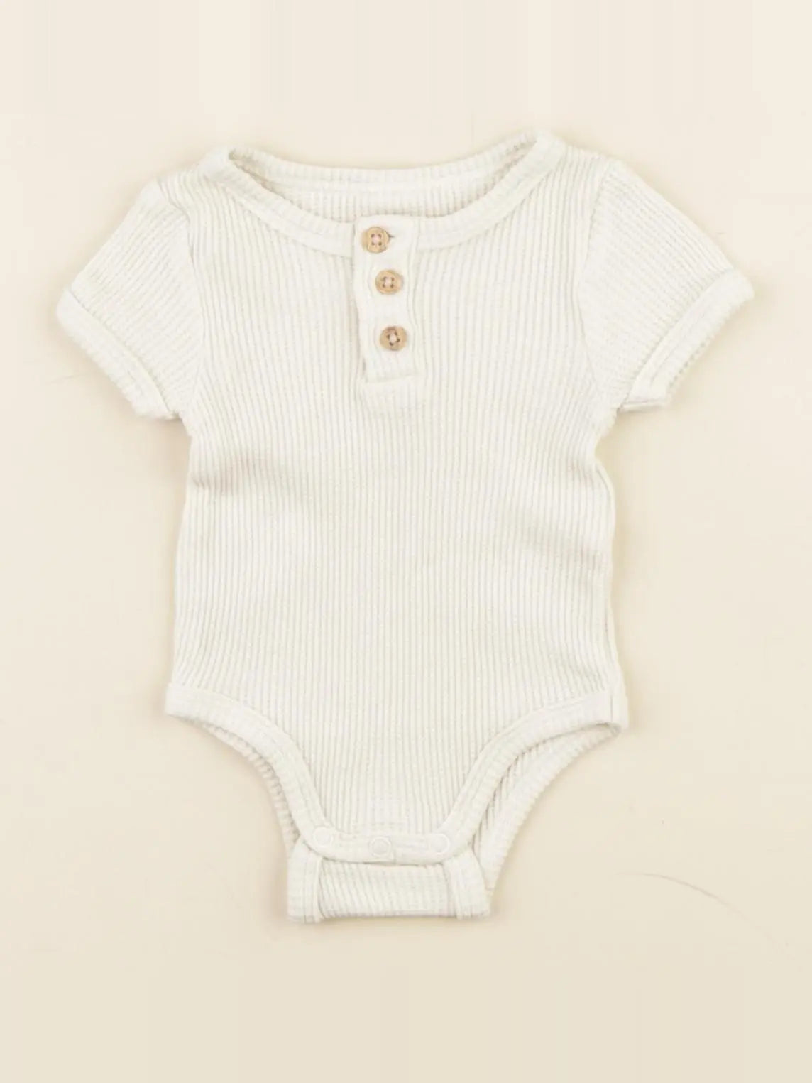 Vertbaudet - body beige - 1 mois