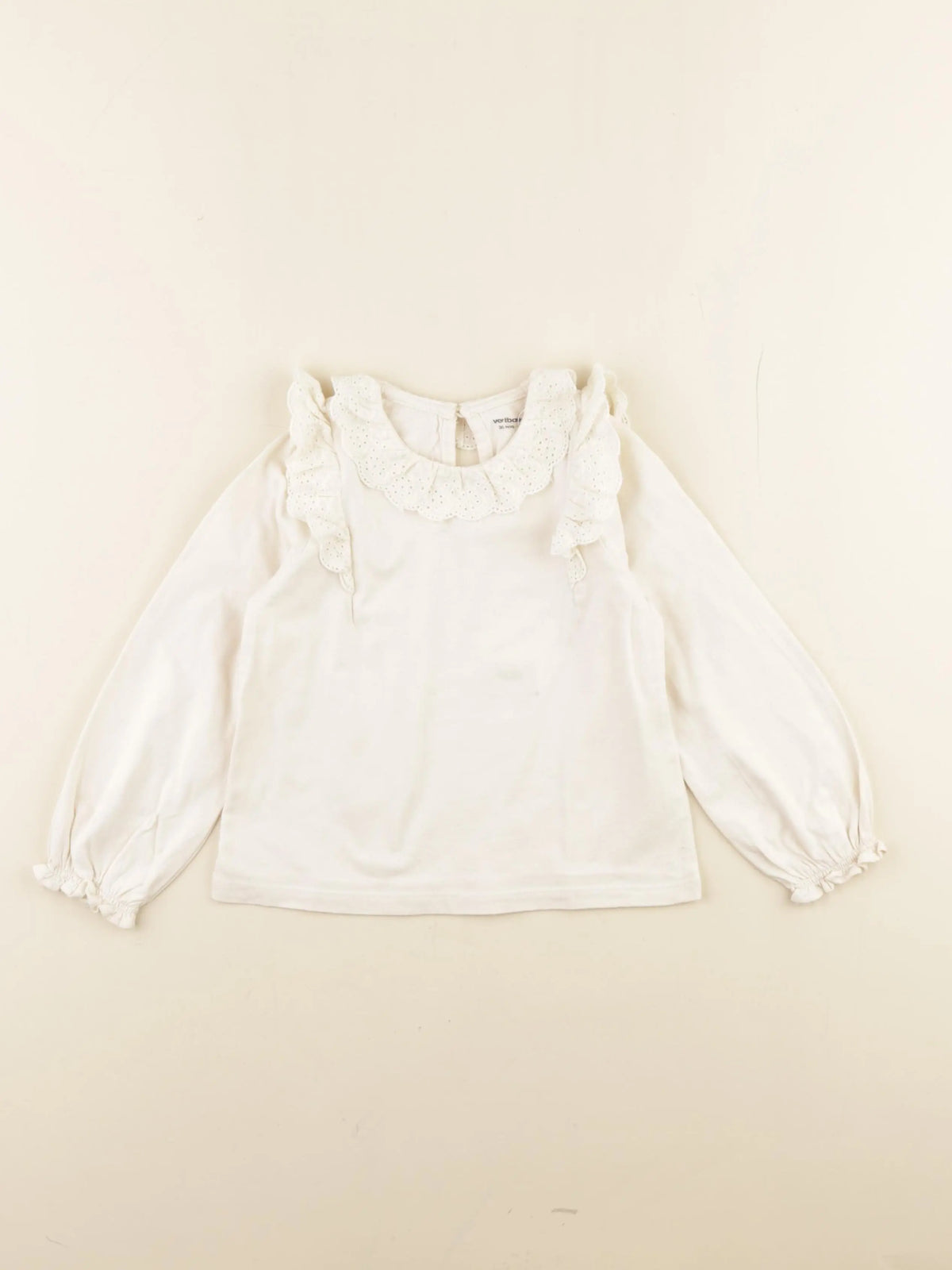 Vertbaudet - tee-shirt beige - 36 mois