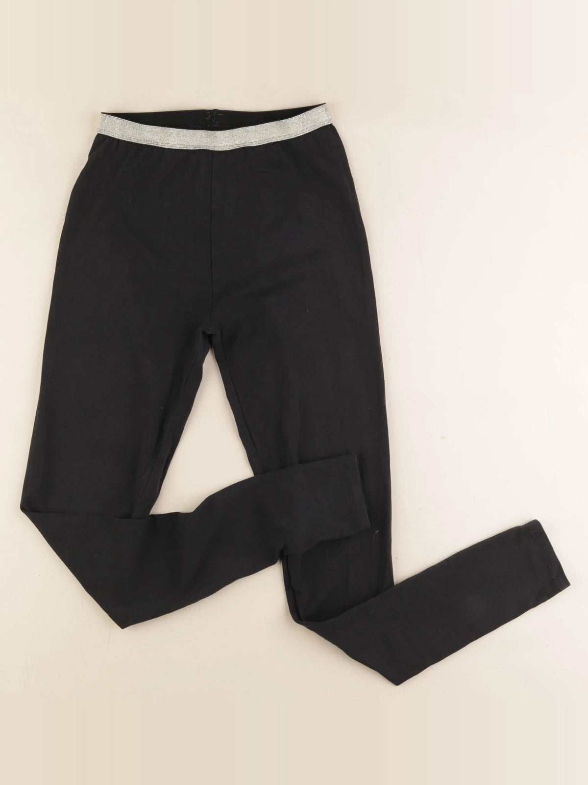 Vertbaudet - legging noir, or - 12 ans