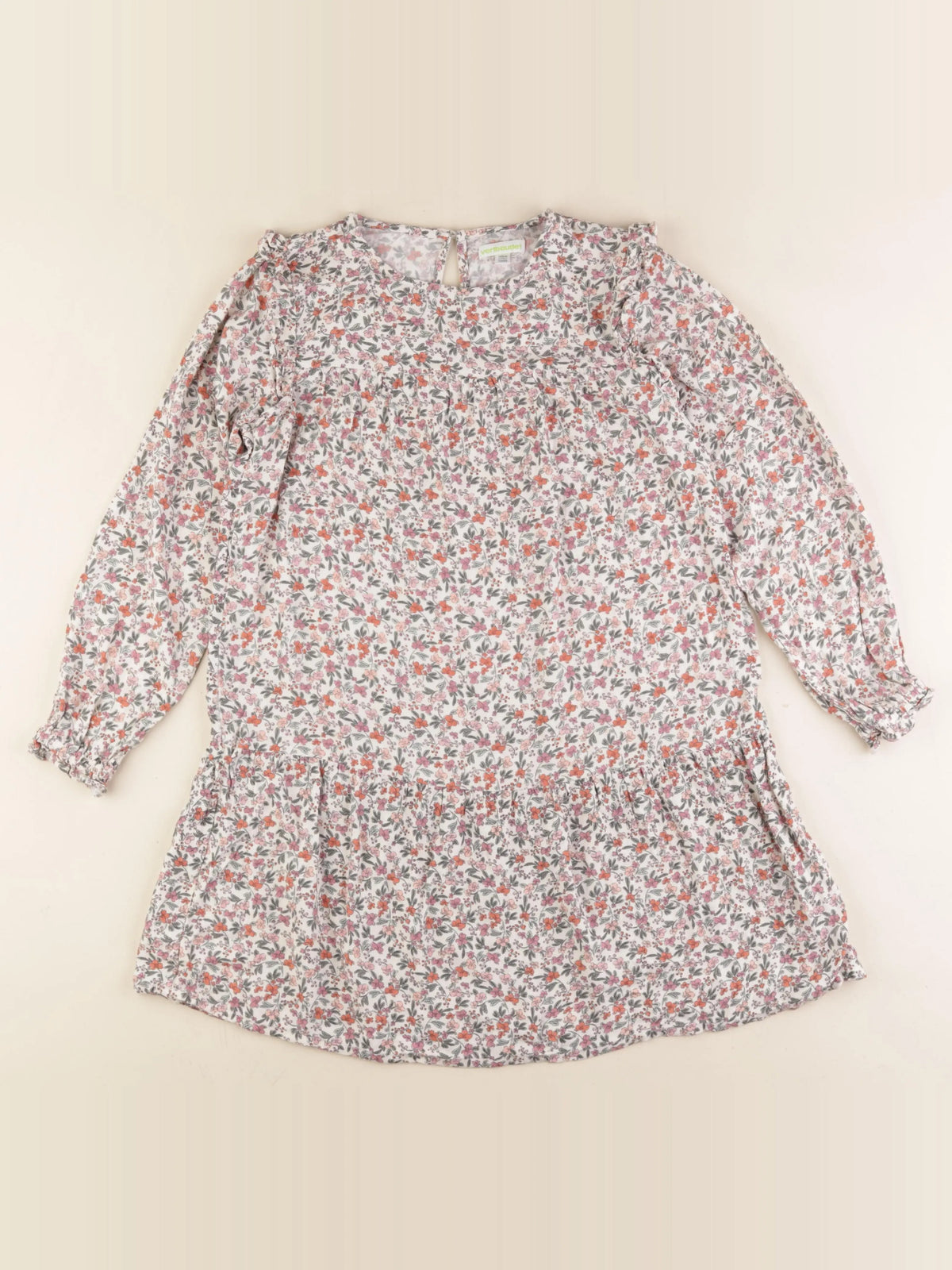 Vertbaudet - robe multicolore - 10 ans