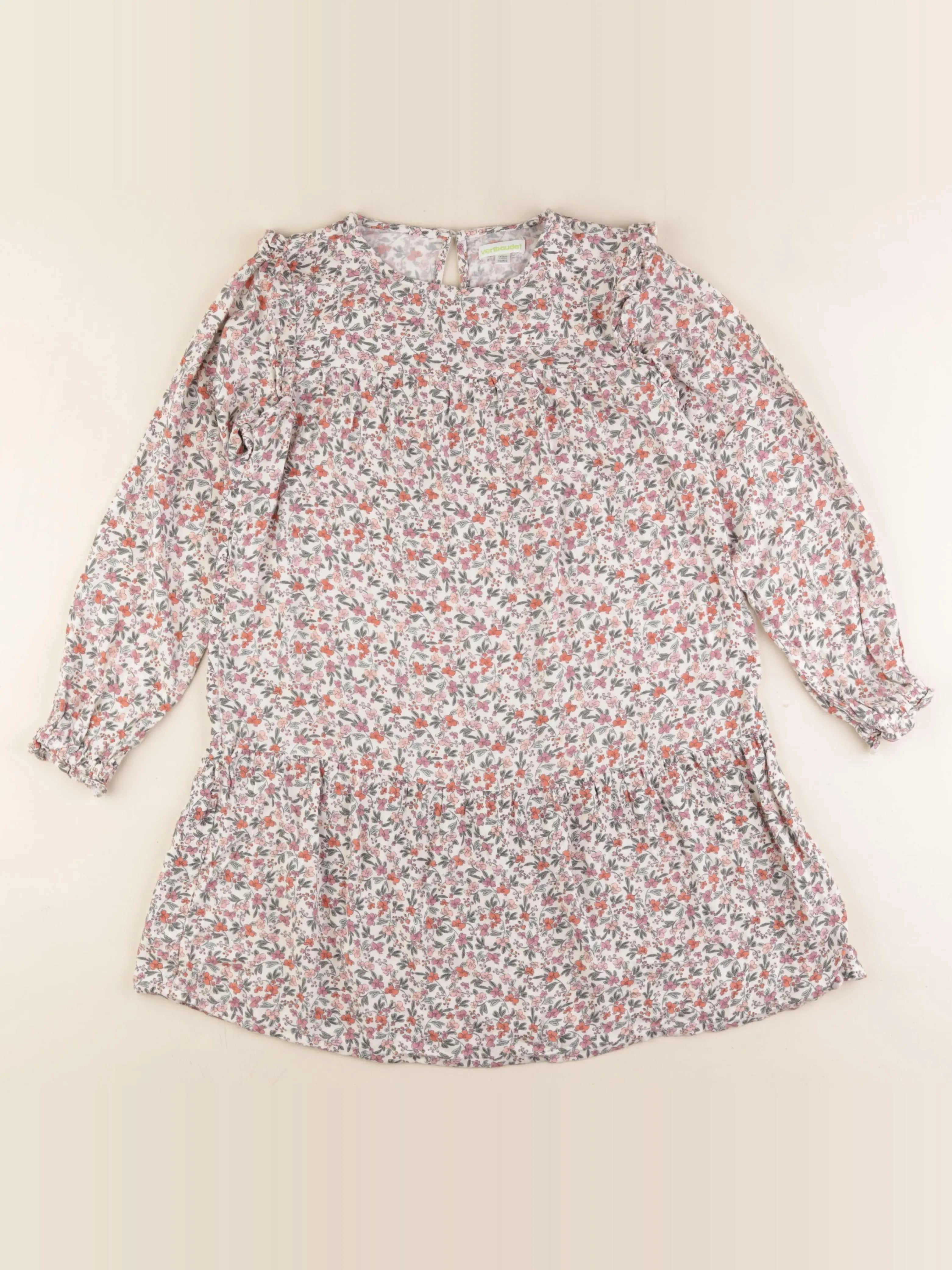 Vertbaudet - robe multicolore - 10 ans