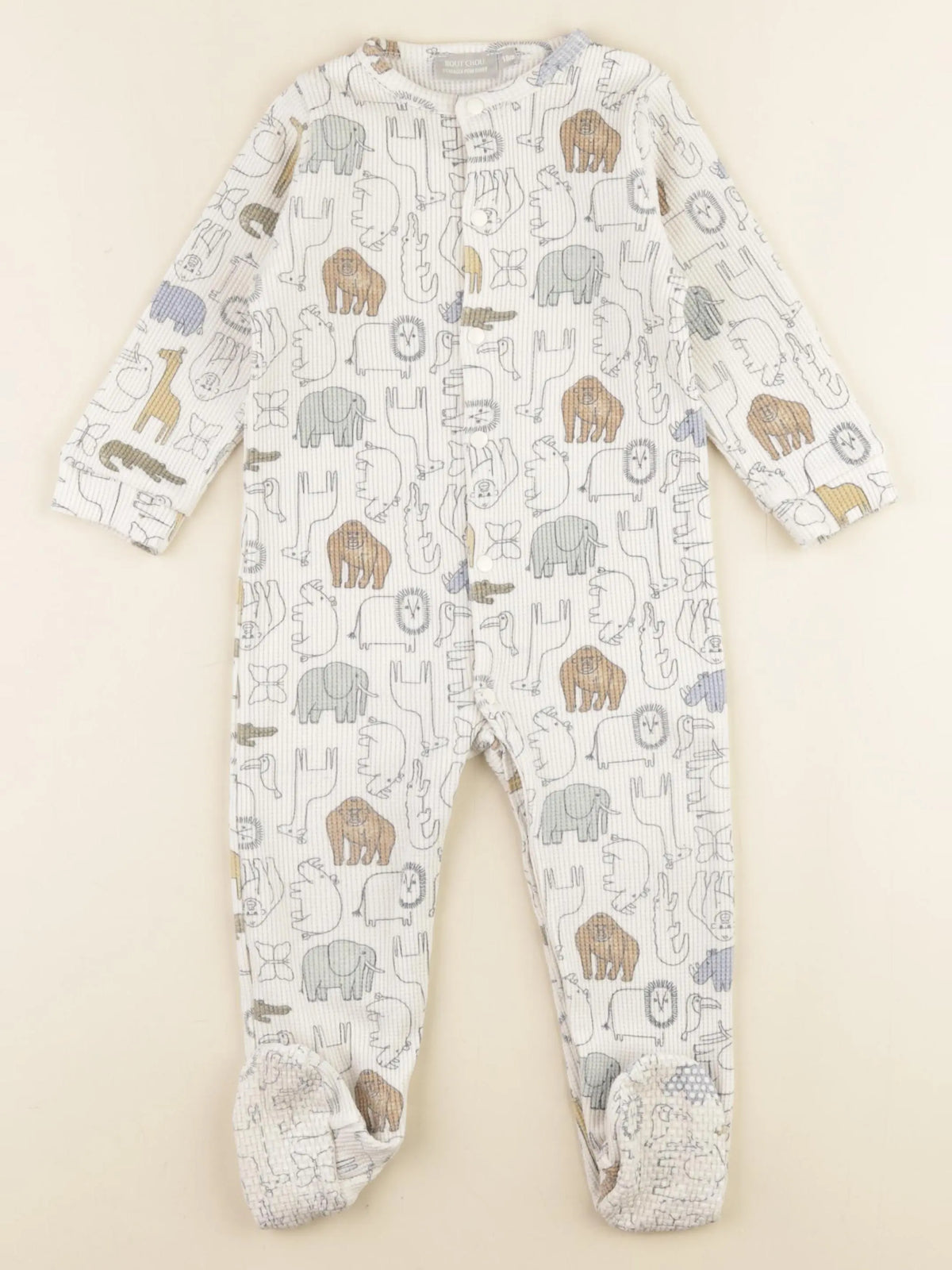 Boutchou - pyjama coton beige - 18 mois