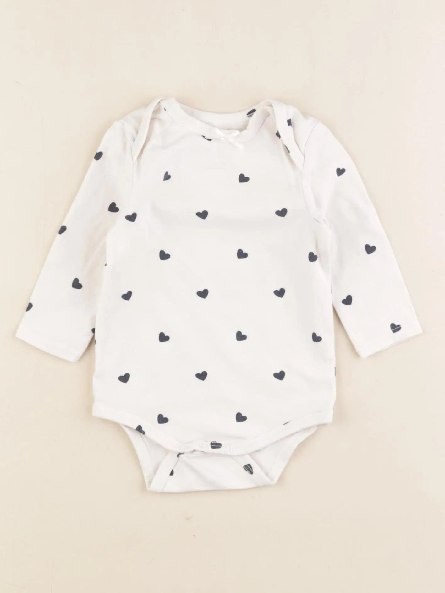 Tape à l'oeil - body blanc, bleu - 3 mois
