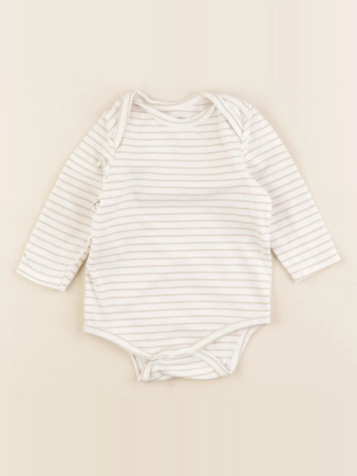 Tape à l'oeil - body blanc, beige - 3 mois