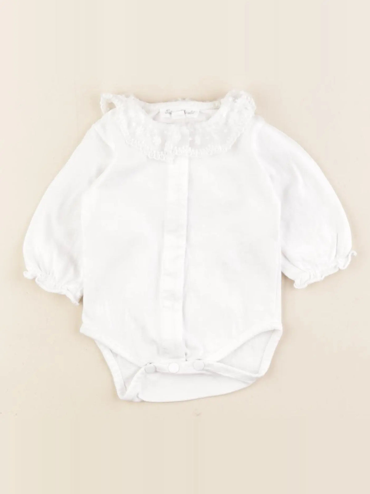 Tartine & Chocolat - body à col blanc - 1 mois
