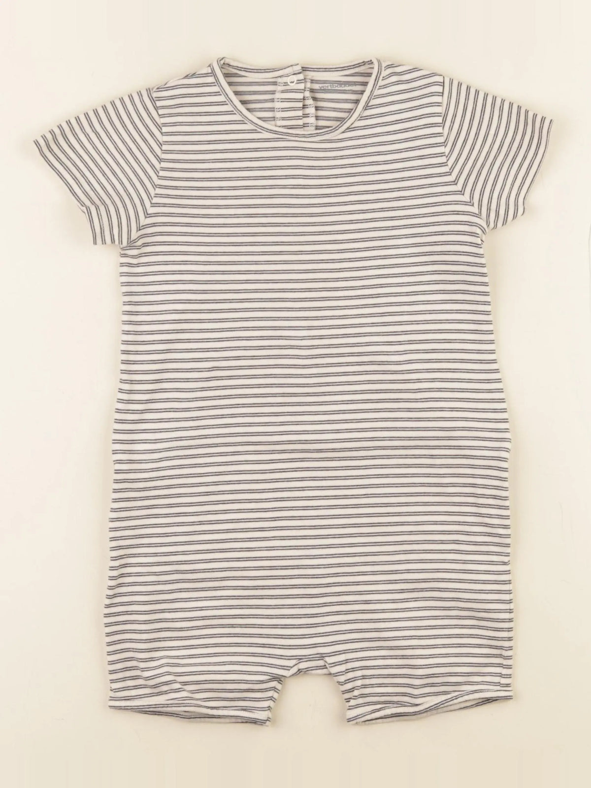 Vertbaudet - pyjama coton beige, bleu - 36 mois