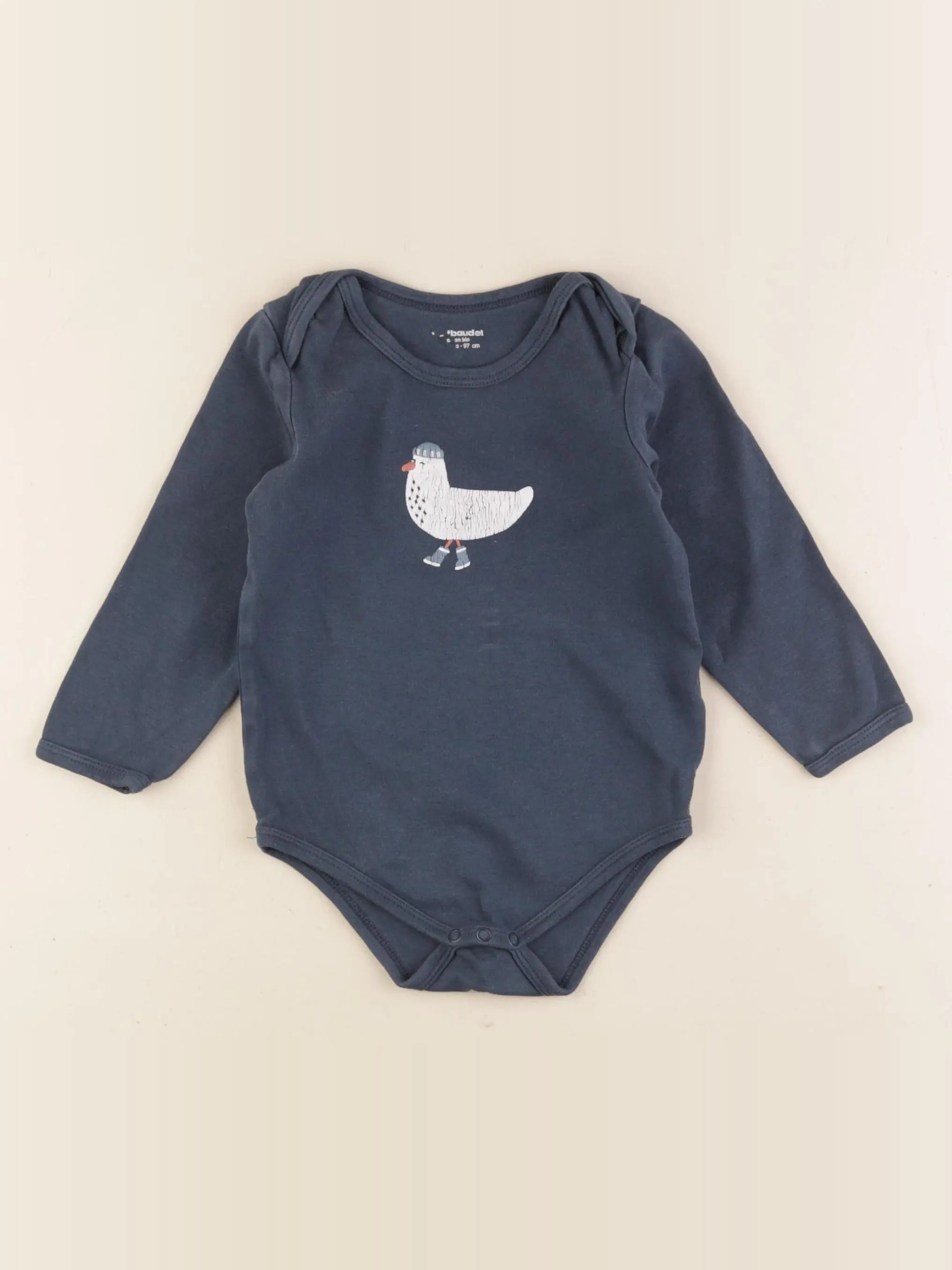 Vertbaudet - body bleu - 3 ans