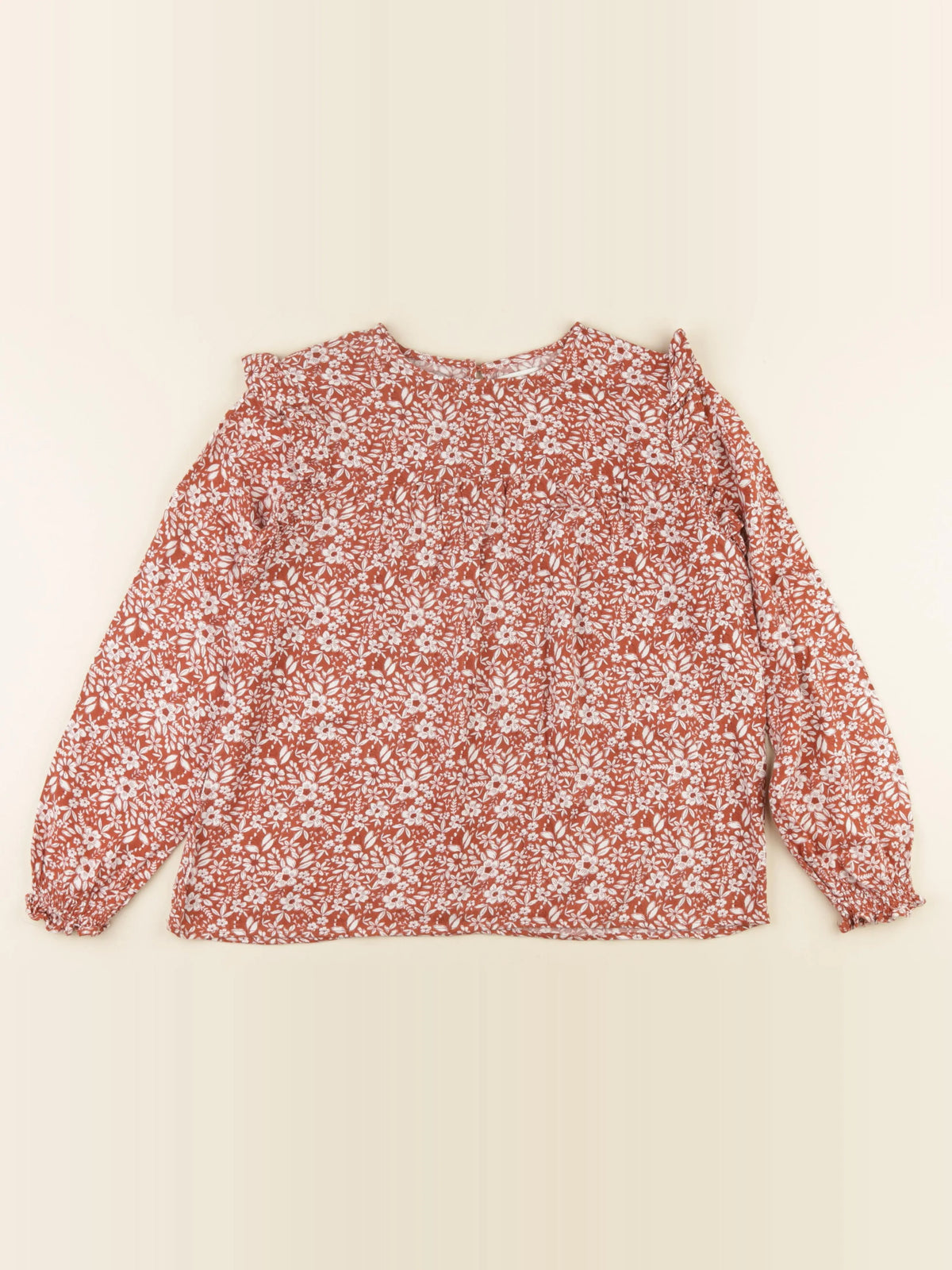 Vertbaudet - blouse rouge - 12 ans