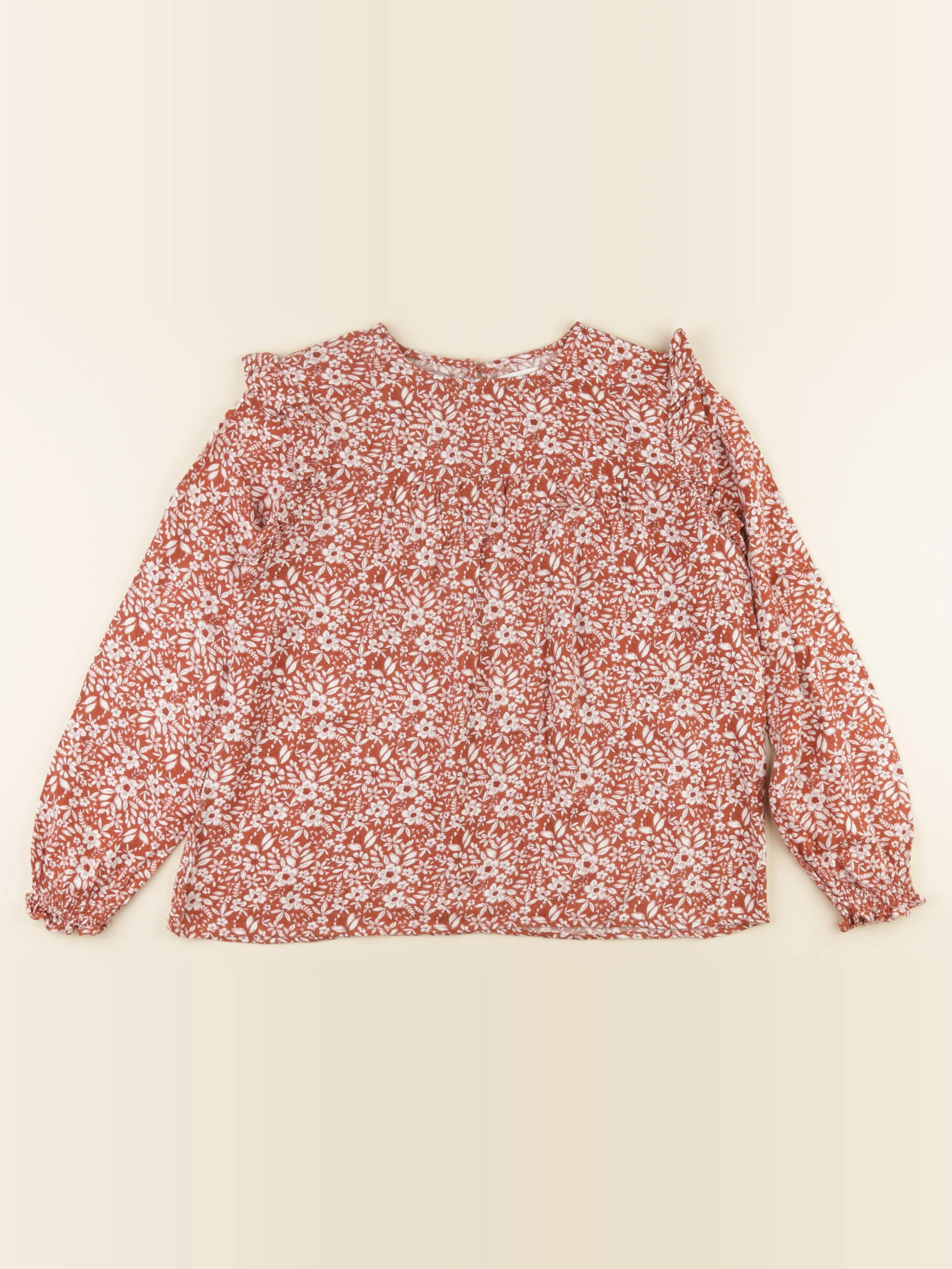 Vertbaudet - blouse rouge - 12 ans