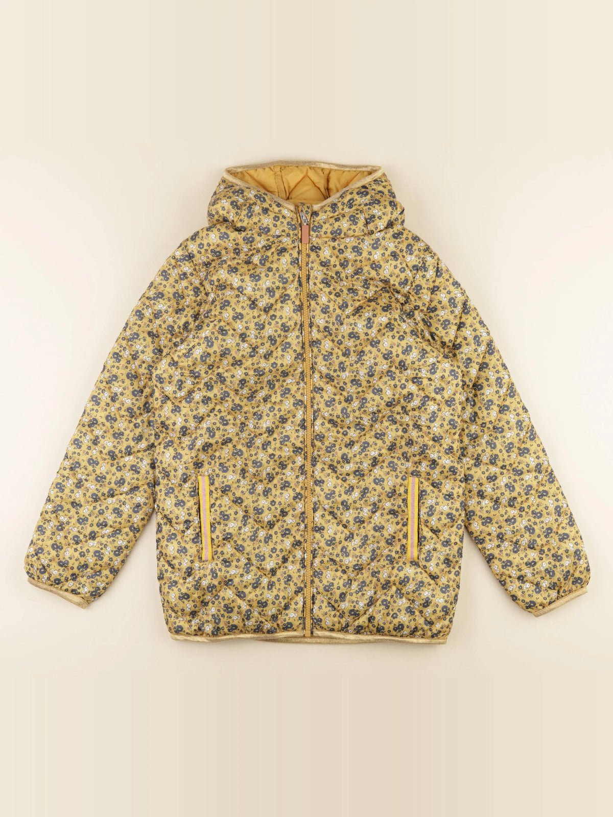 Vertbaudet - doudoune jaune - 14 ans