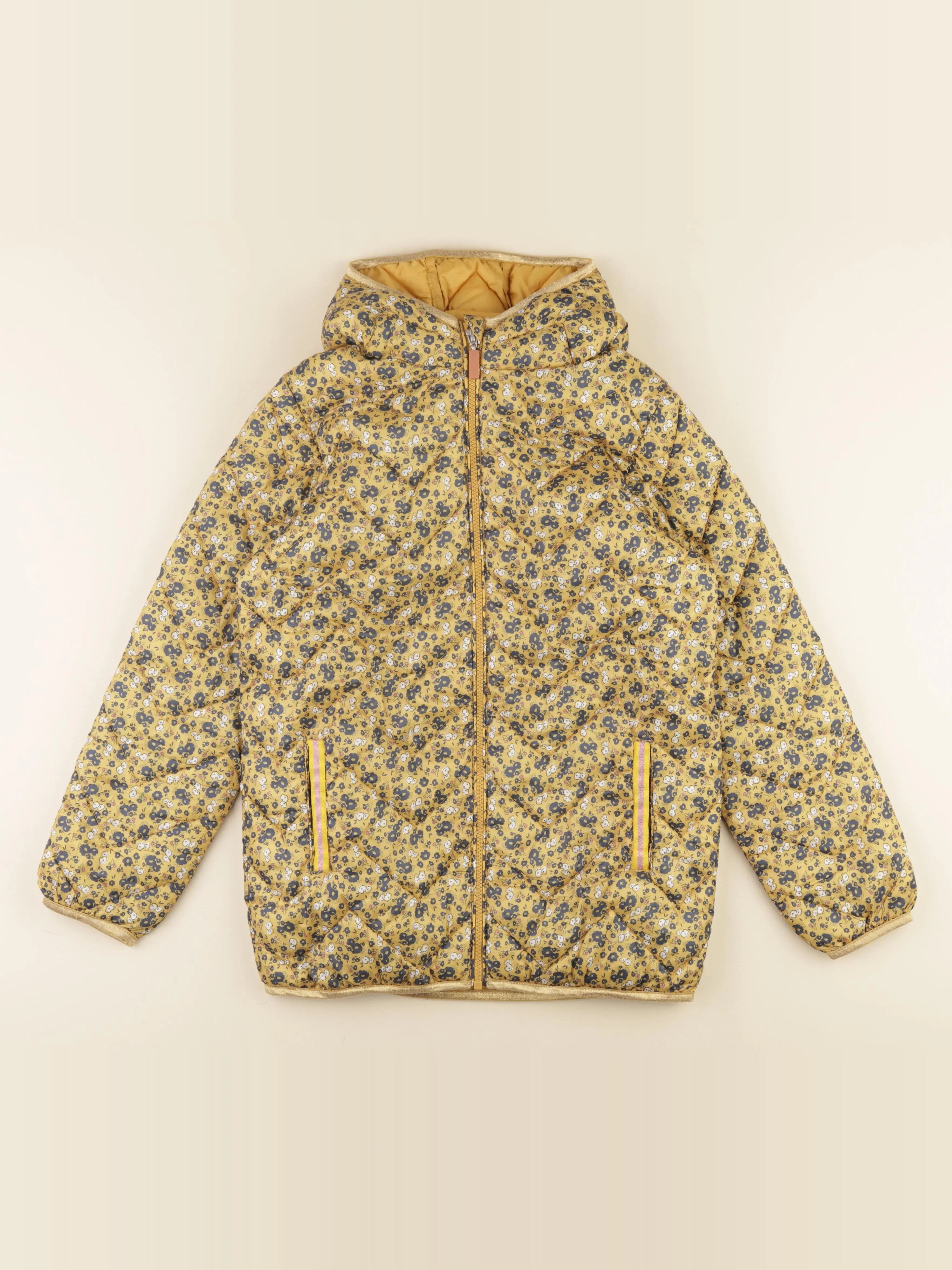 Vertbaudet - doudoune jaune - 14 ans