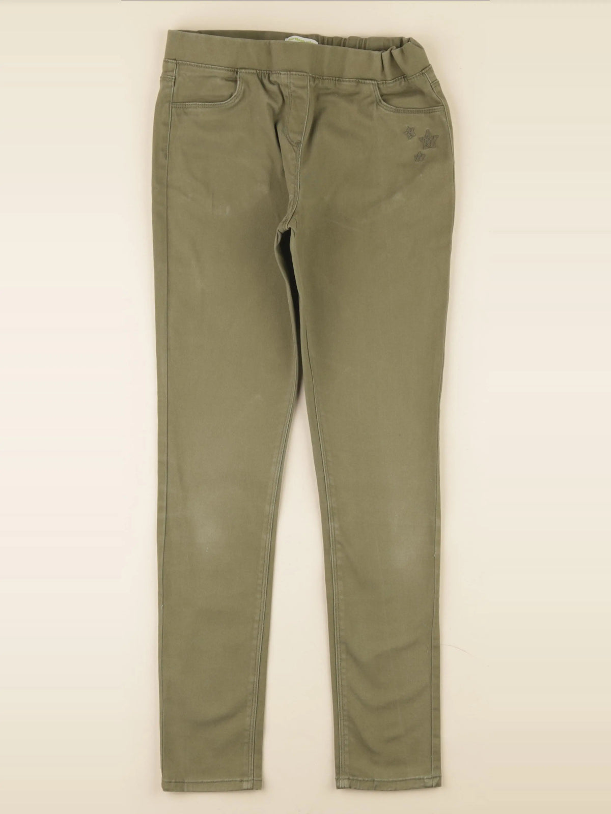 Vertbaudet - jegging vert - 12 ans