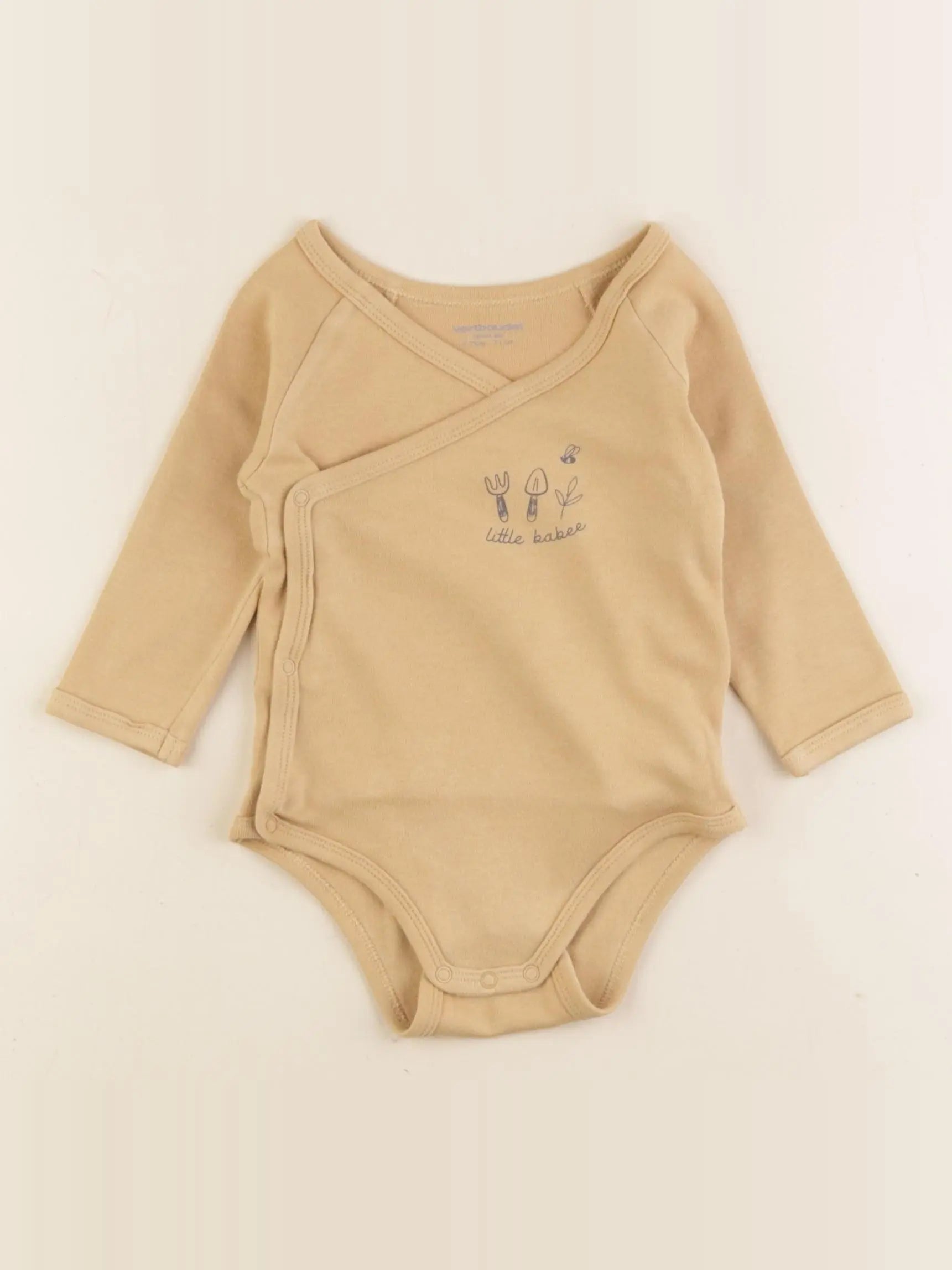 Vertbaudet - body jaune - 9 mois