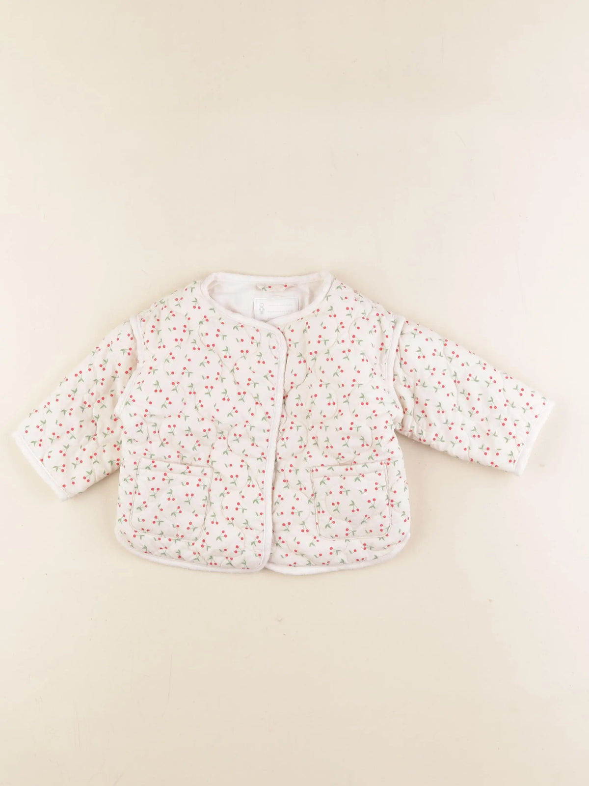 Vertbaudet - doudoune rose - 6 mois