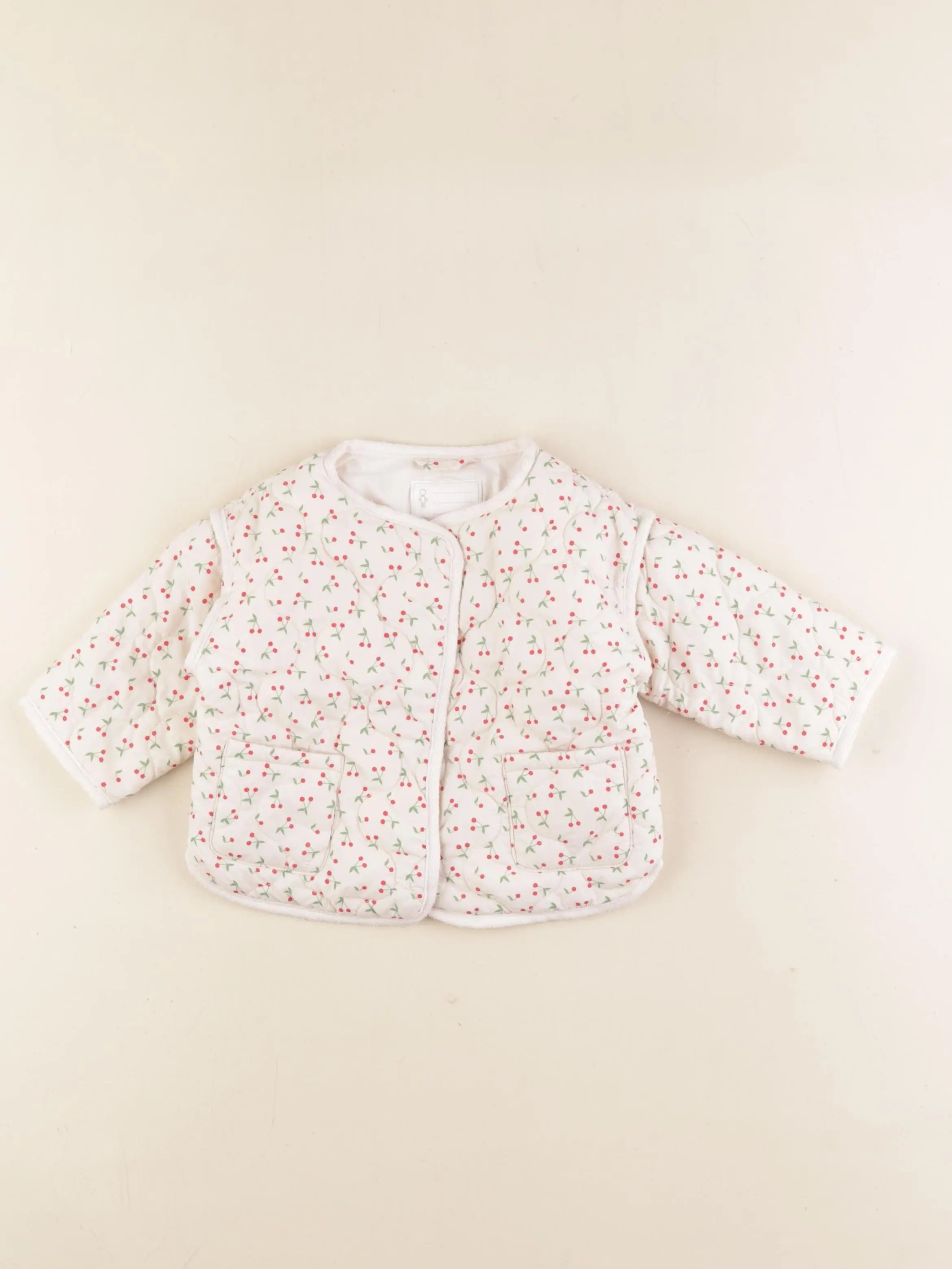 Vertbaudet - doudoune rose - 6 mois