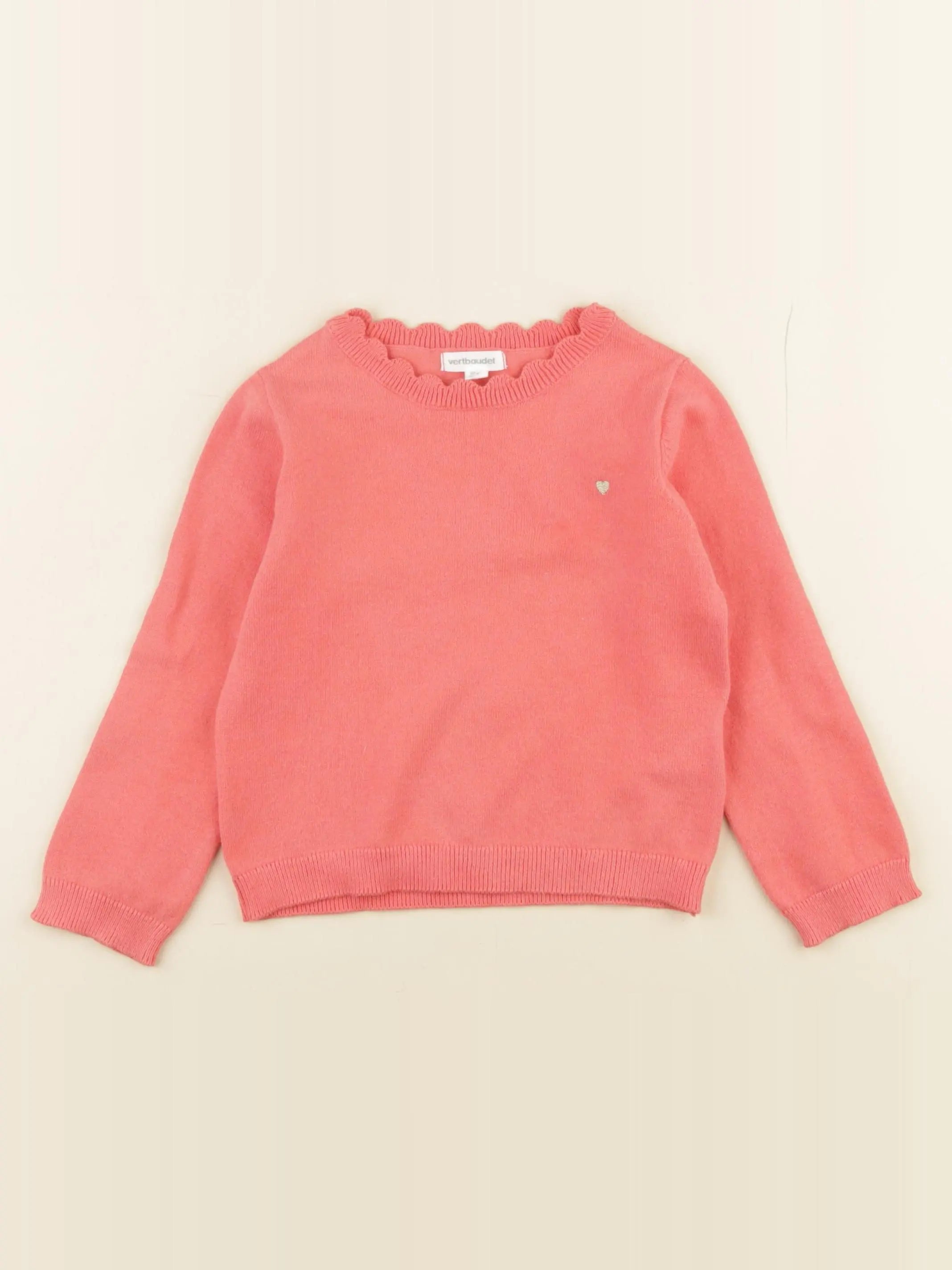 Vertbaudet - pull rose - 3 ans