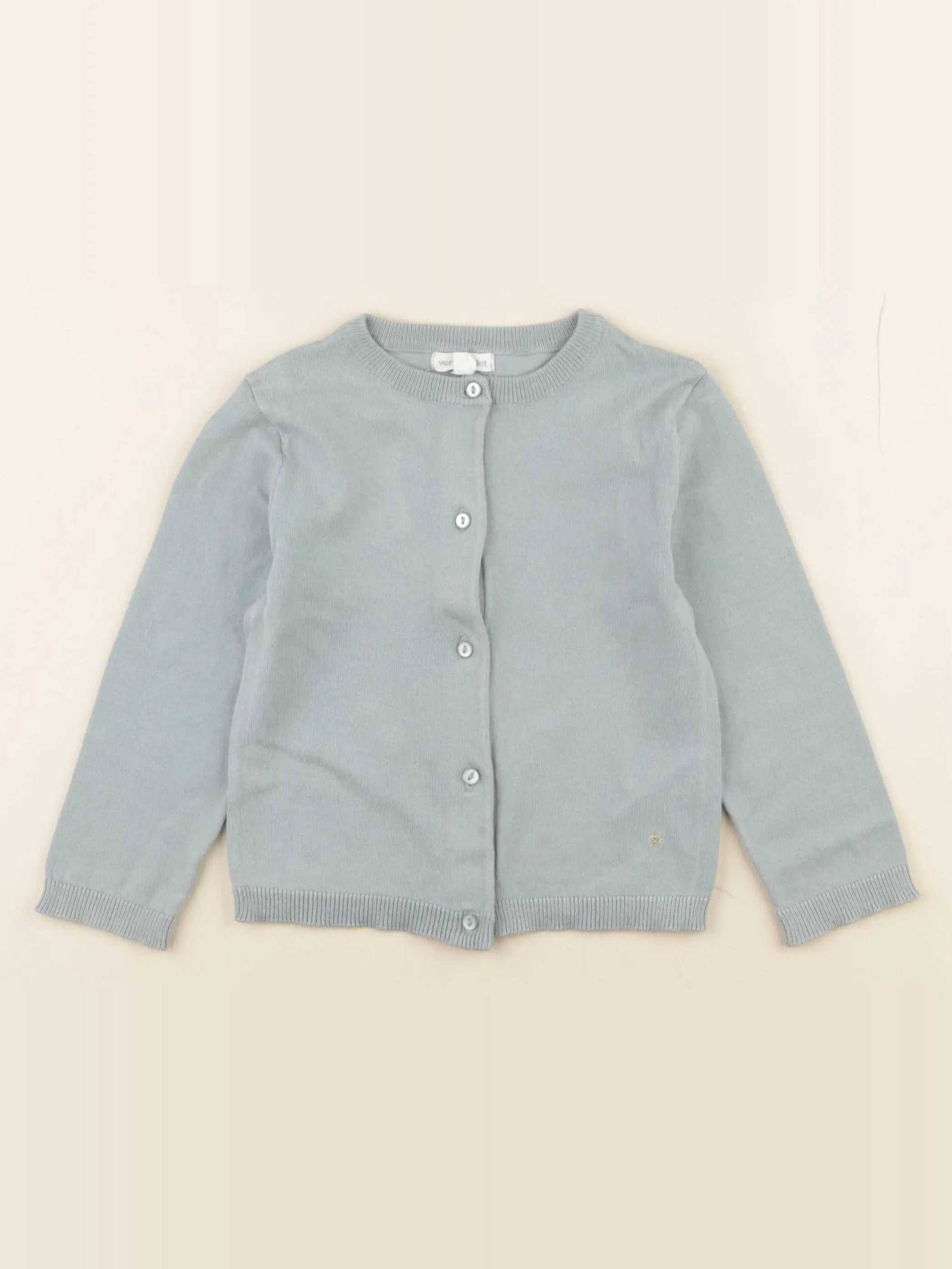 Vertbaudet - gilet bleu - 3 ans