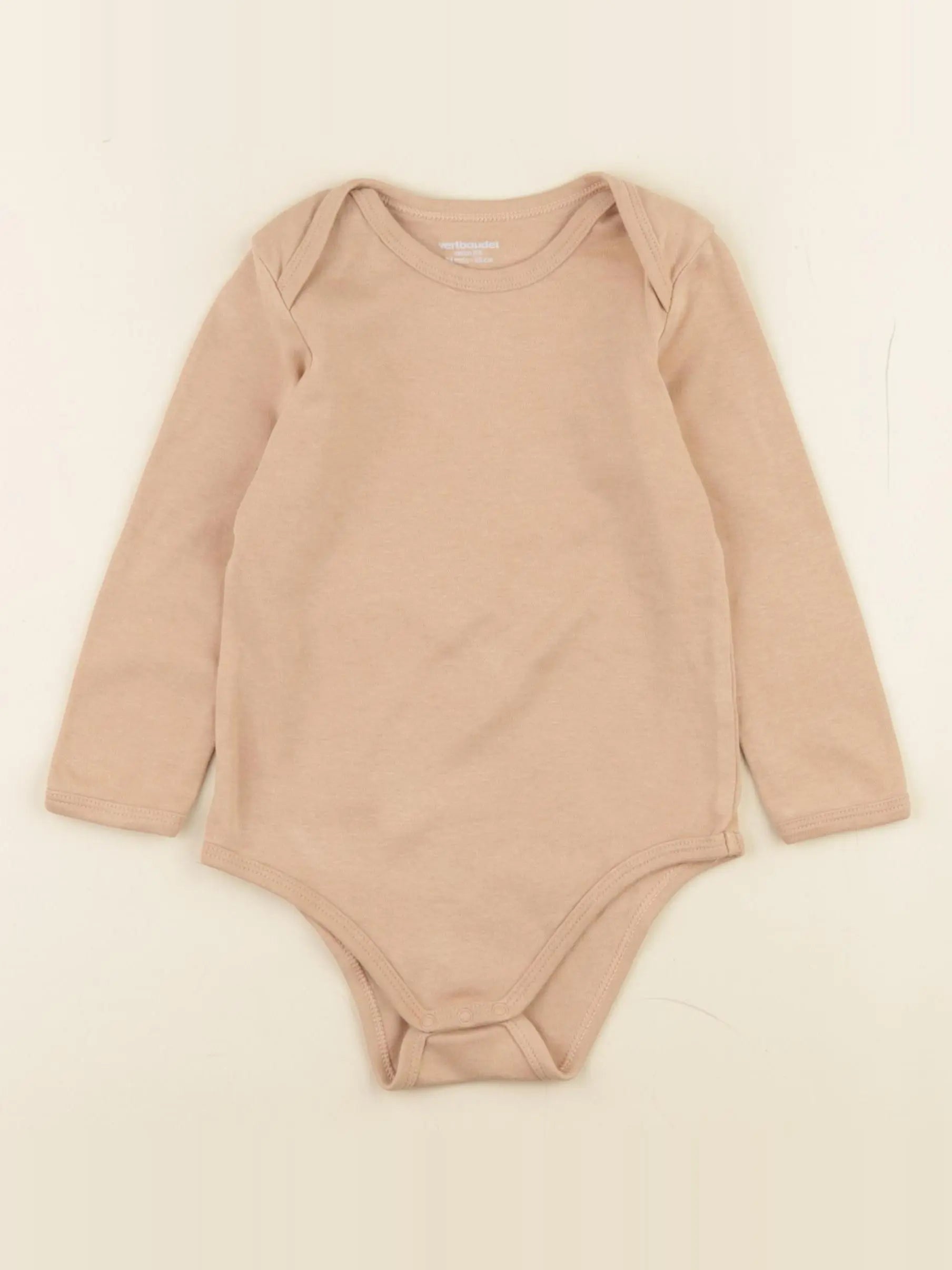 Vertbaudet - body marron - 24 mois