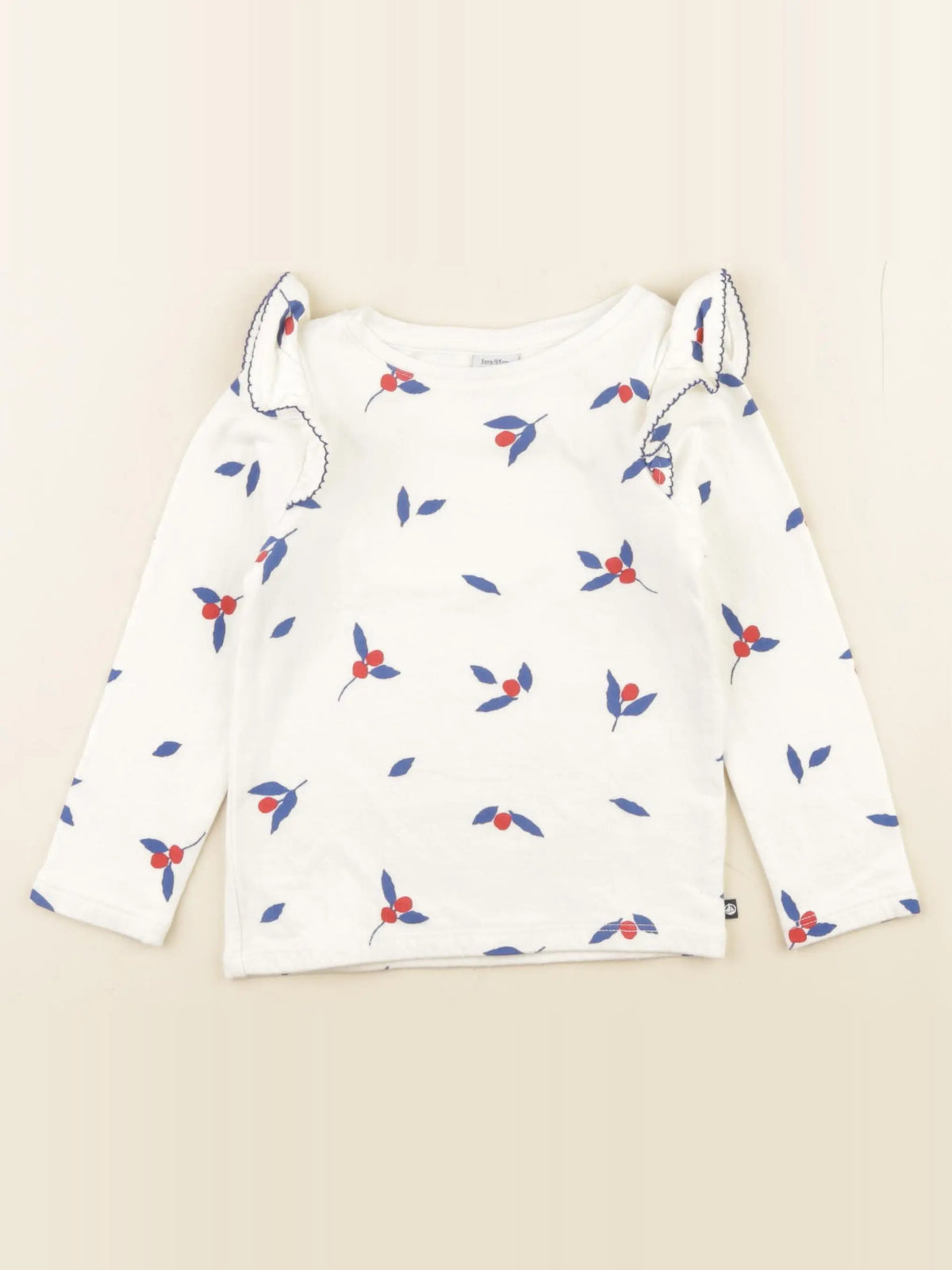Petit Bateau - tee-shirt blanc - 3 ans