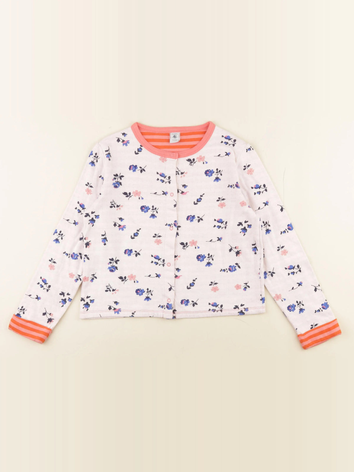 Petit Bateau - sweat multicolore - 8 ans