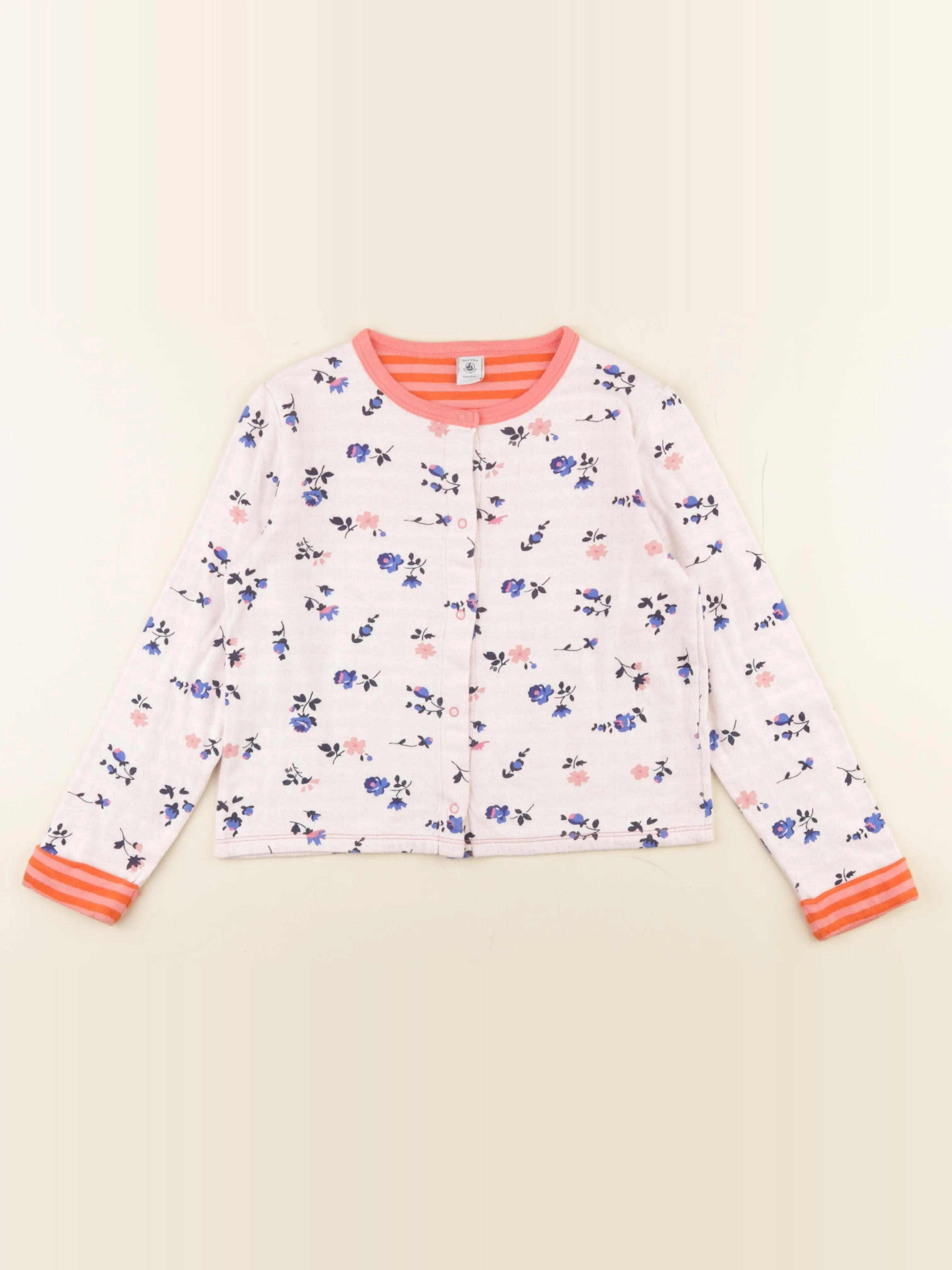 Petit Bateau - sweat multicolore - 8 ans