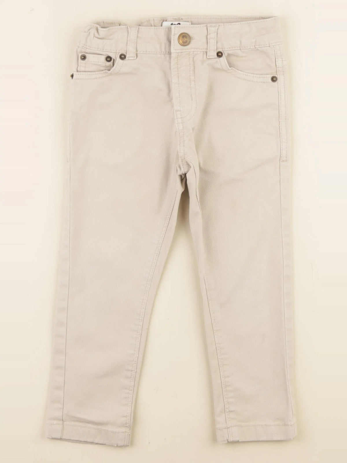 Cyrillus - jean beige - 4 ans