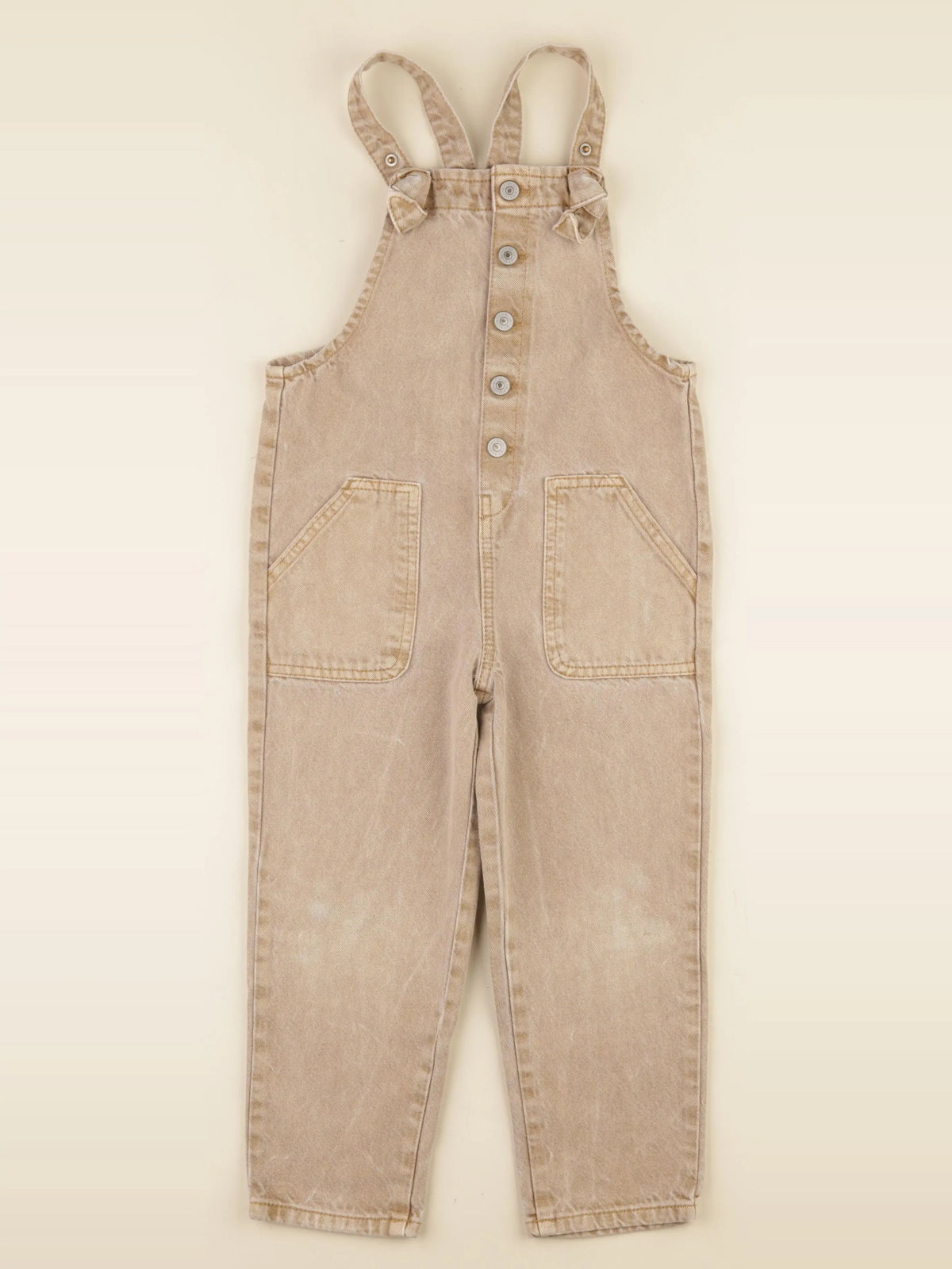 Vertbaudet - salopette beige - 5 ans