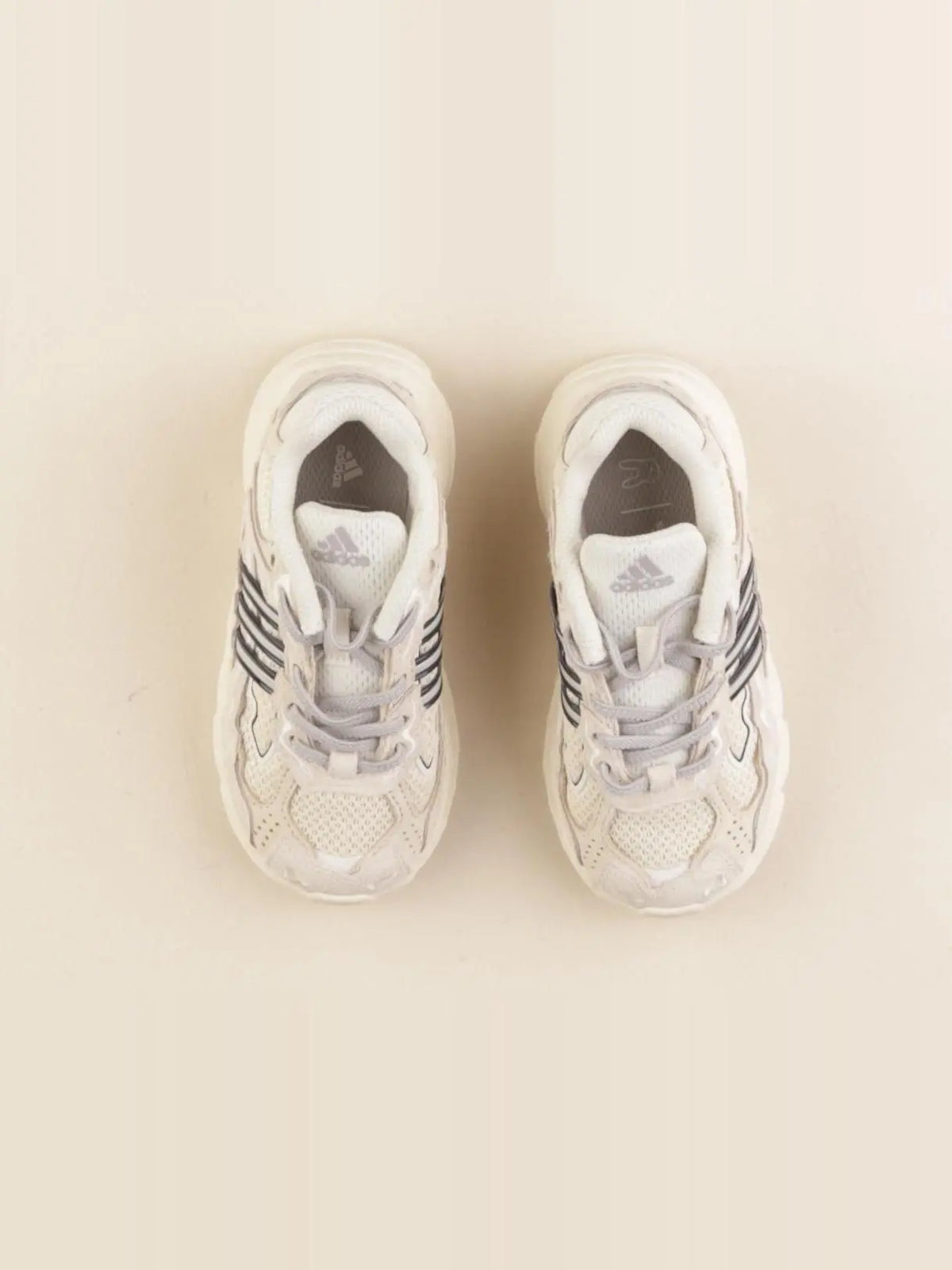 Adidas - baskets beige - pointure 25/26