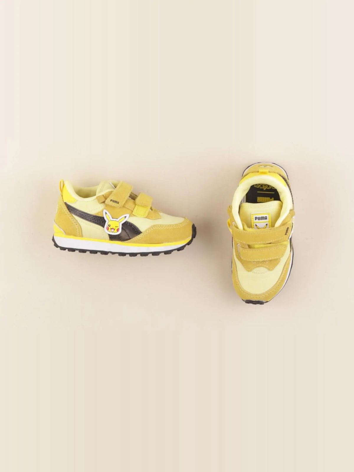 Puma - baskets jaune - pointure 25/26