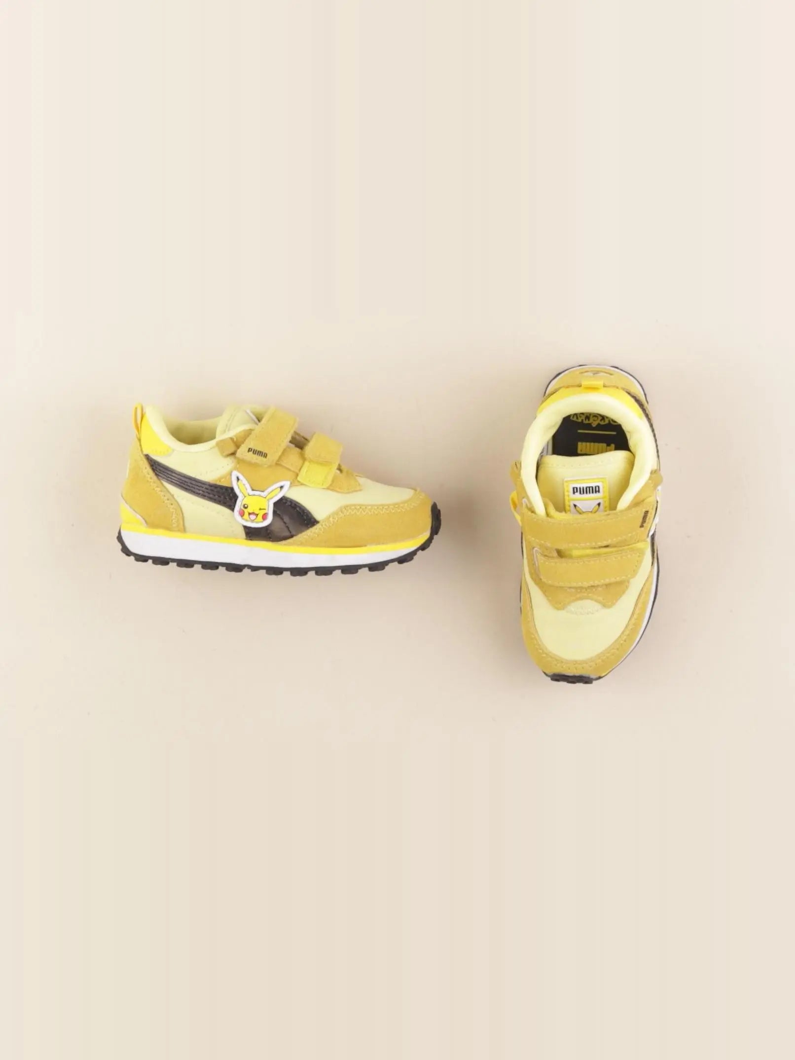 Puma - baskets jaune - pointure 25/26