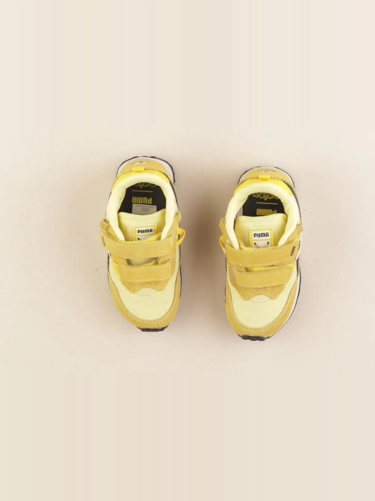 Puma - baskets jaune - pointure 25/26