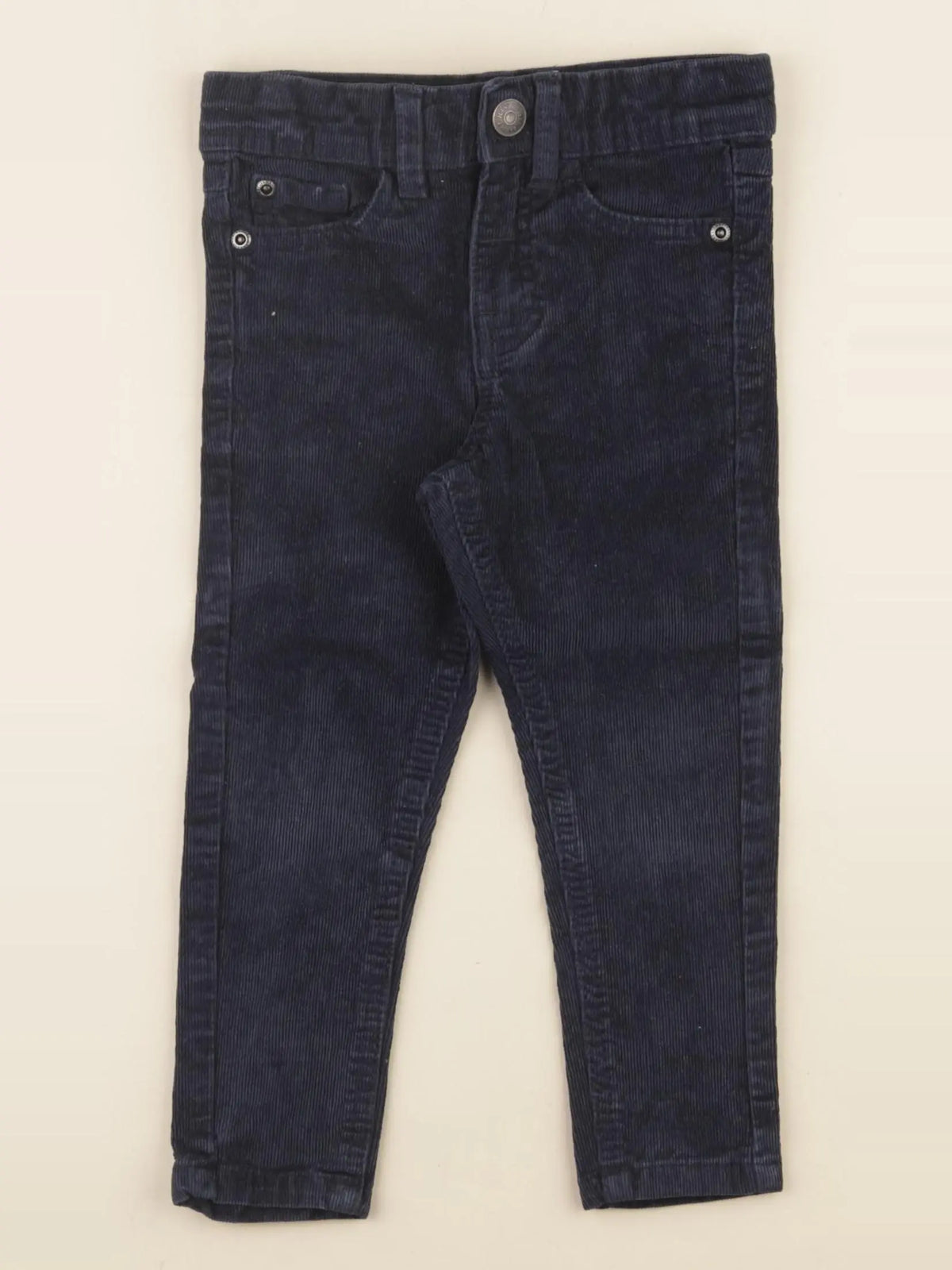 Vertbaudet - pantalon bleu - 2 ans