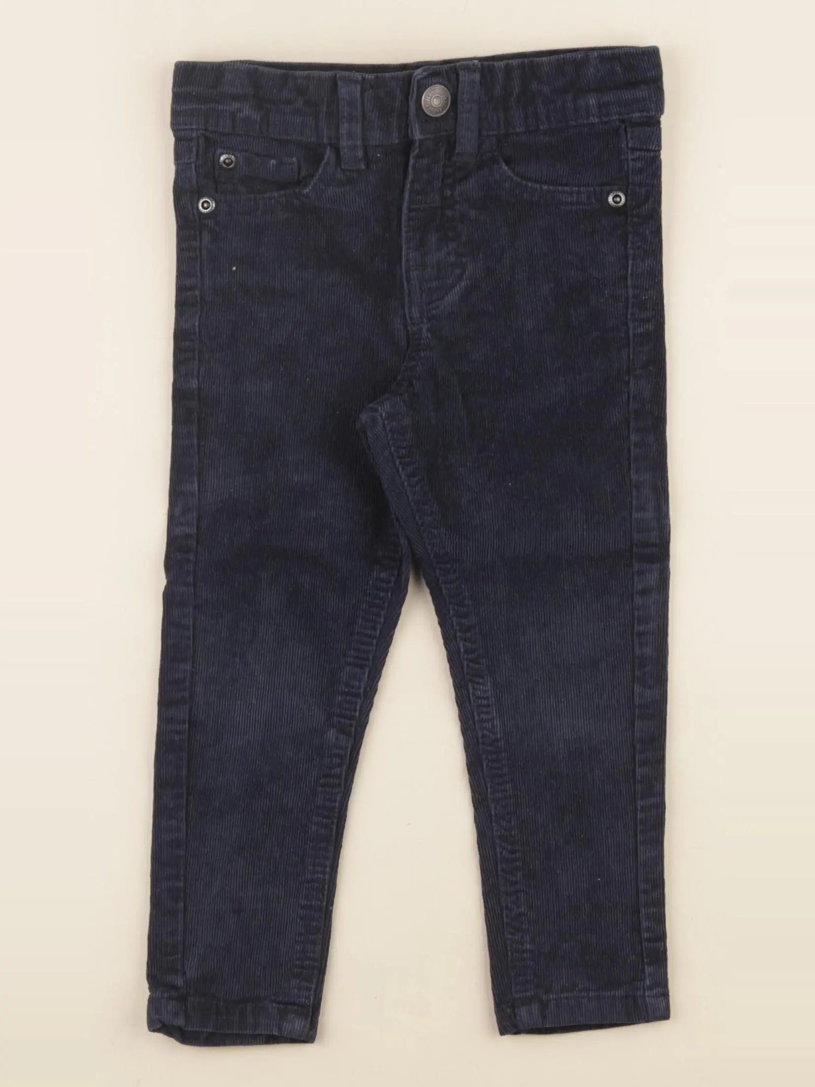 Vertbaudet - pantalon bleu - 2 ans