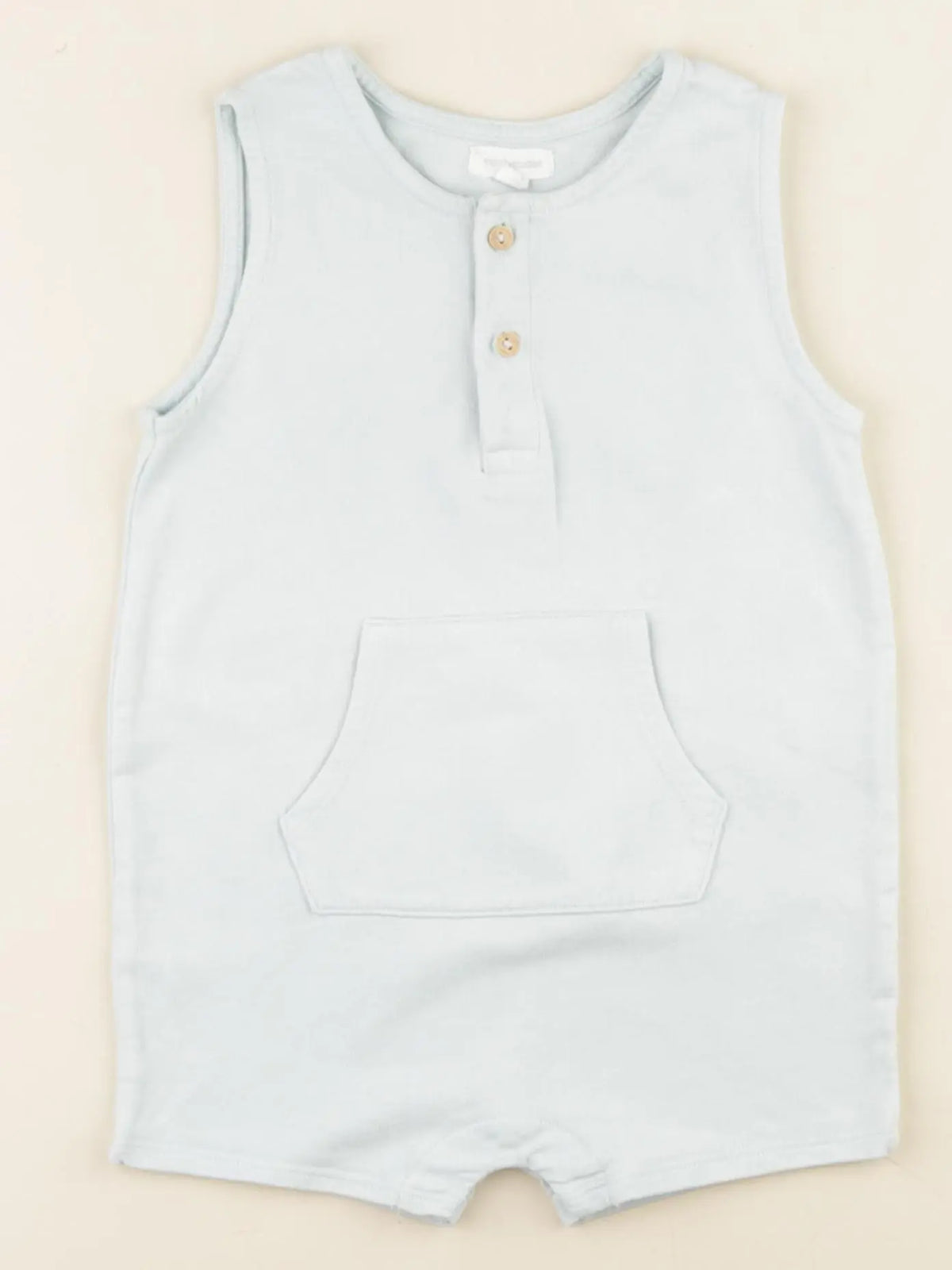 Vertbaudet - pyjama coton vert - 24 mois