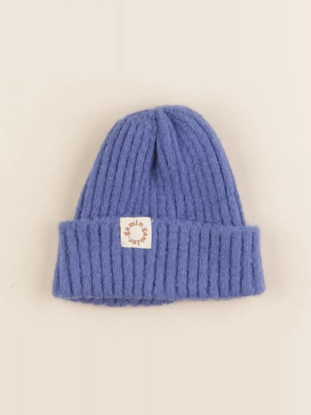 Gamin gamine - bonnet bleu - 18 mois à 3 ans