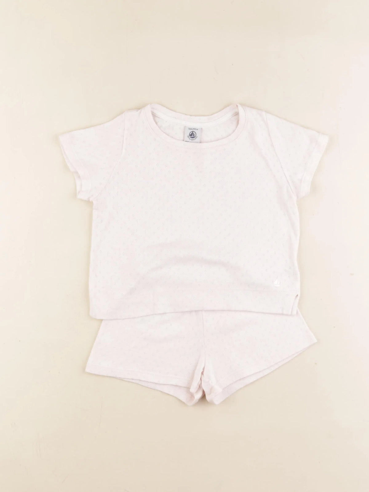 Petit Bateau - pyjama coton rose - 3 ans