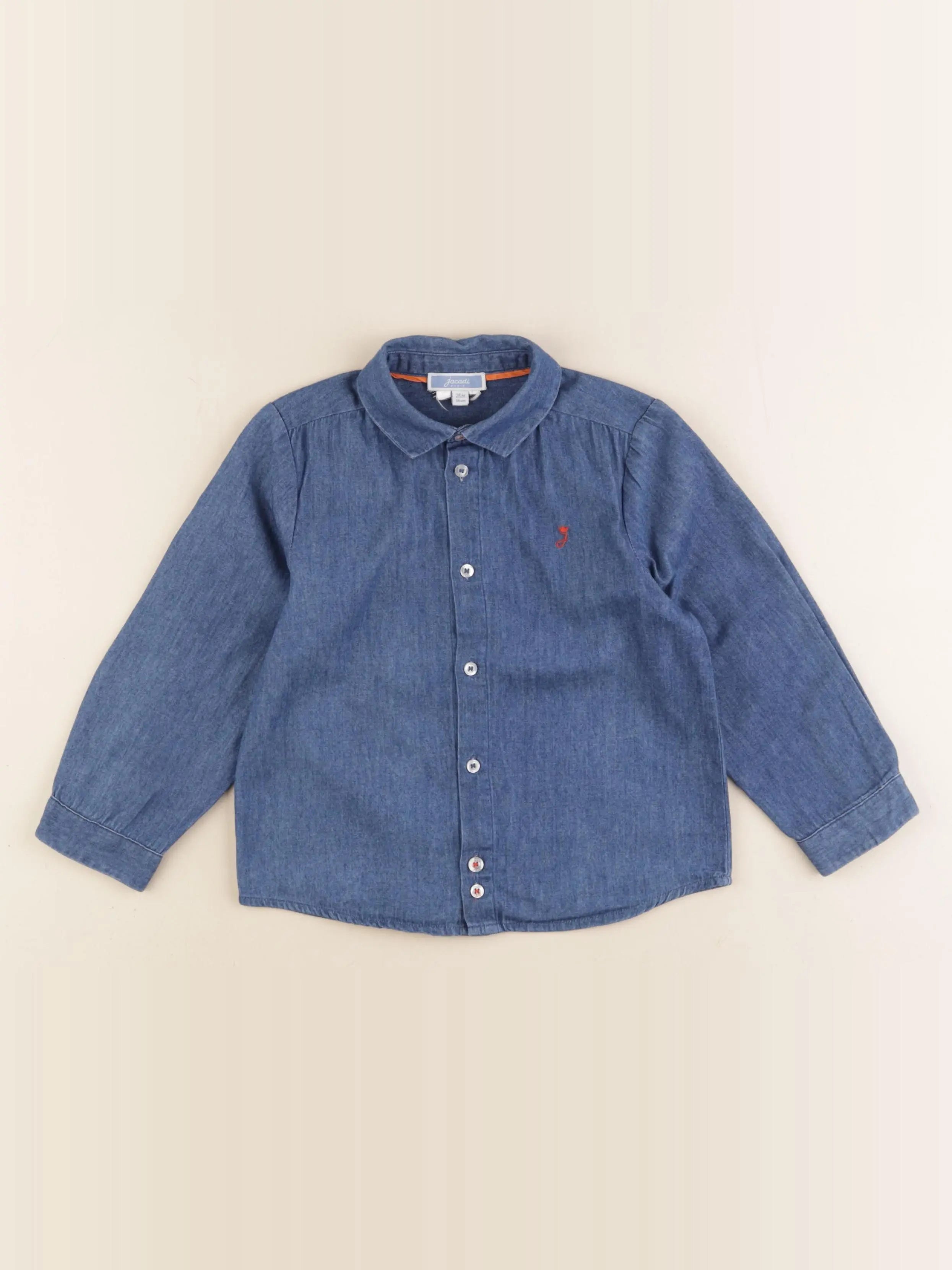 Jacadi - chemise bleu - 36 mois
