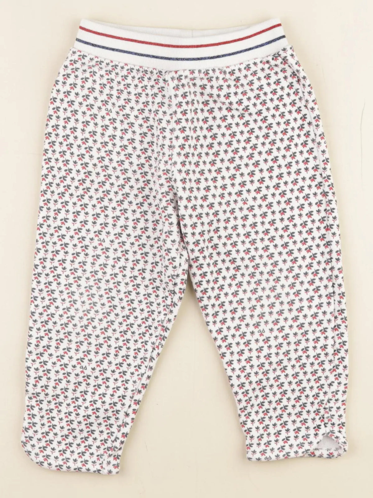 Petit Bateau - jogging blanc - 24 mois