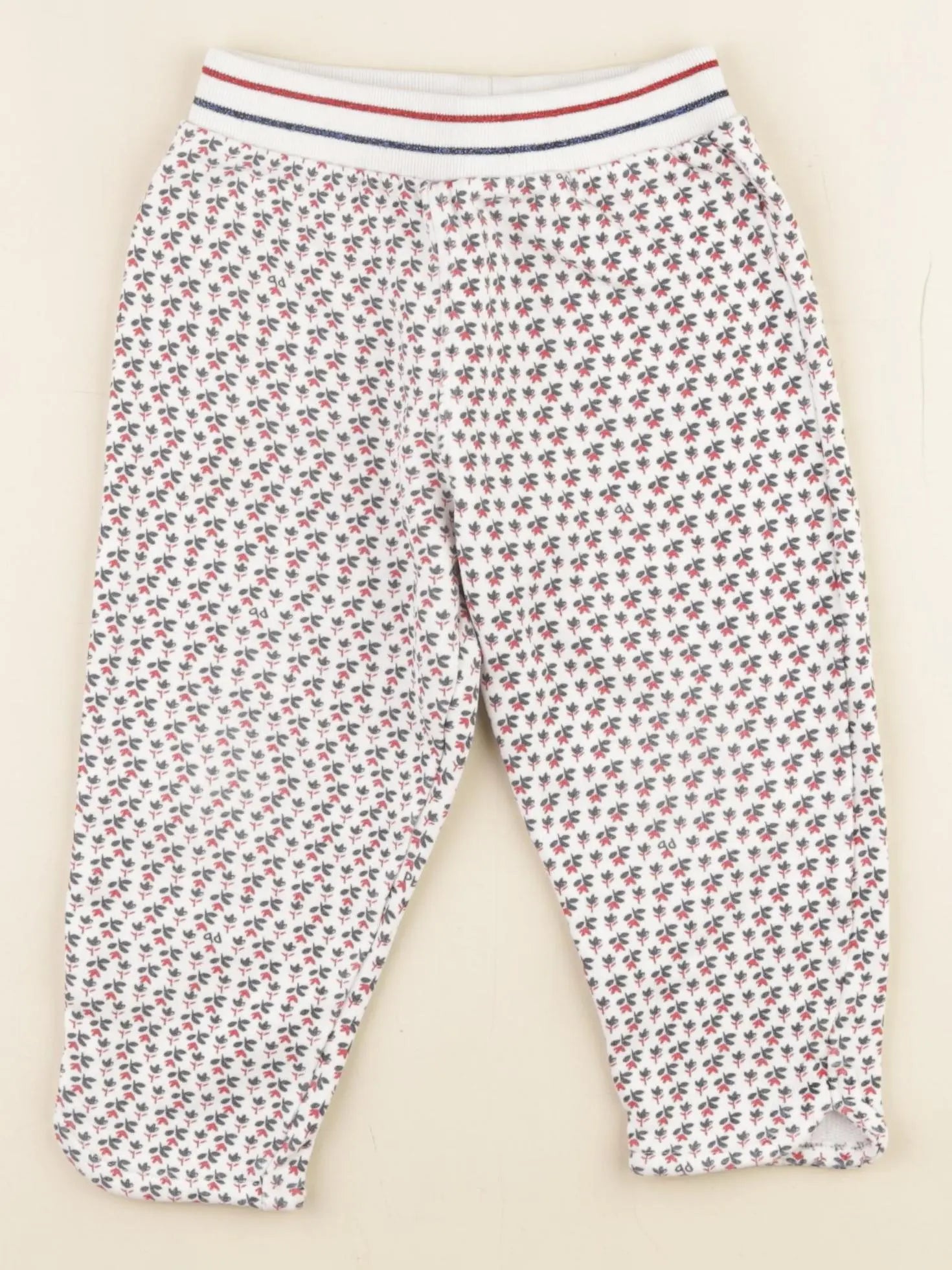 Petit Bateau - jogging blanc - 24 mois