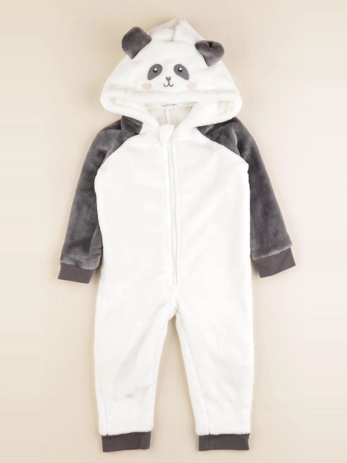 Vertbaudet - sur-pyjama blanc - 2 ans