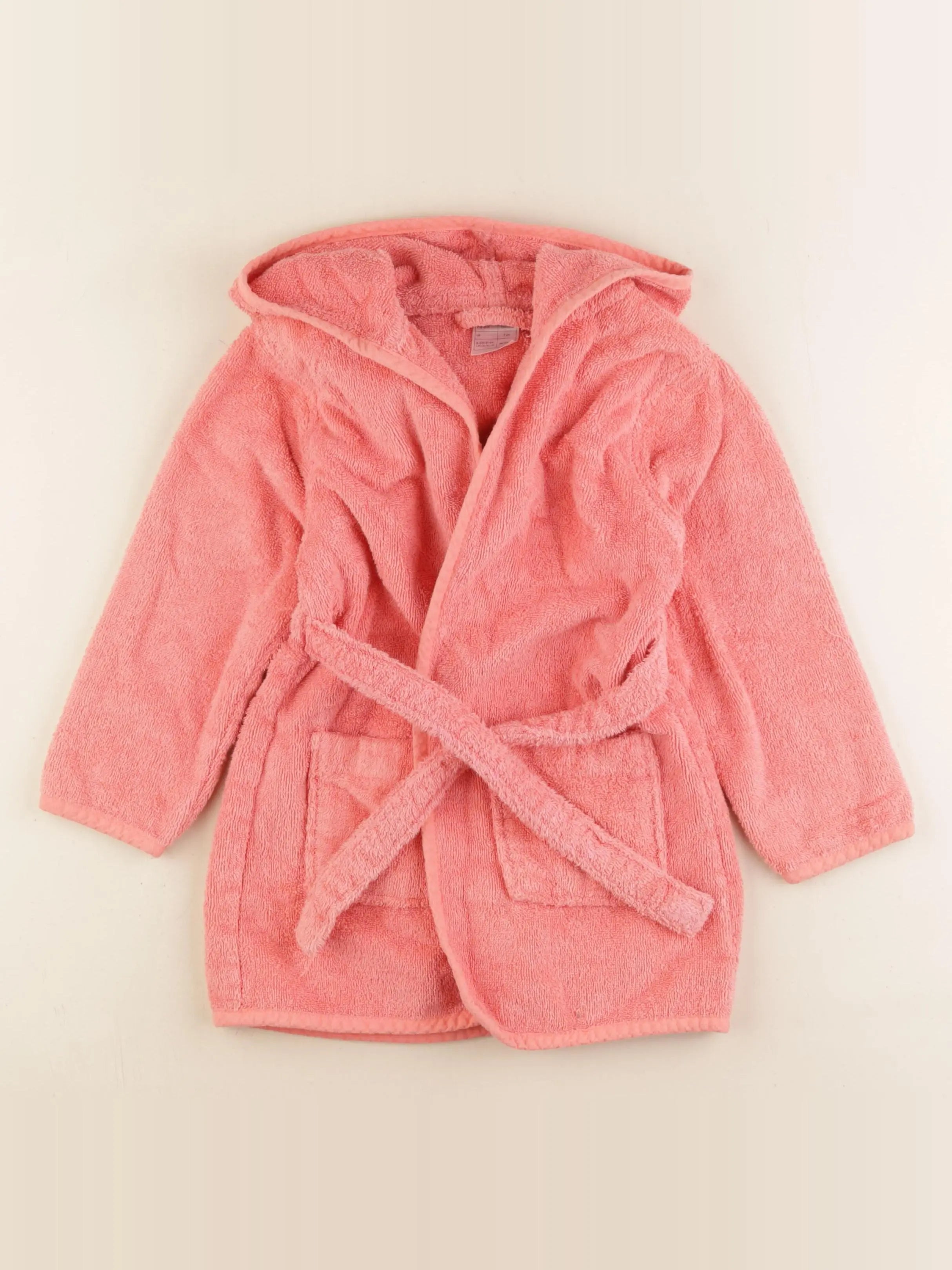 Vertbaudet - peignoir orange - 4 ans