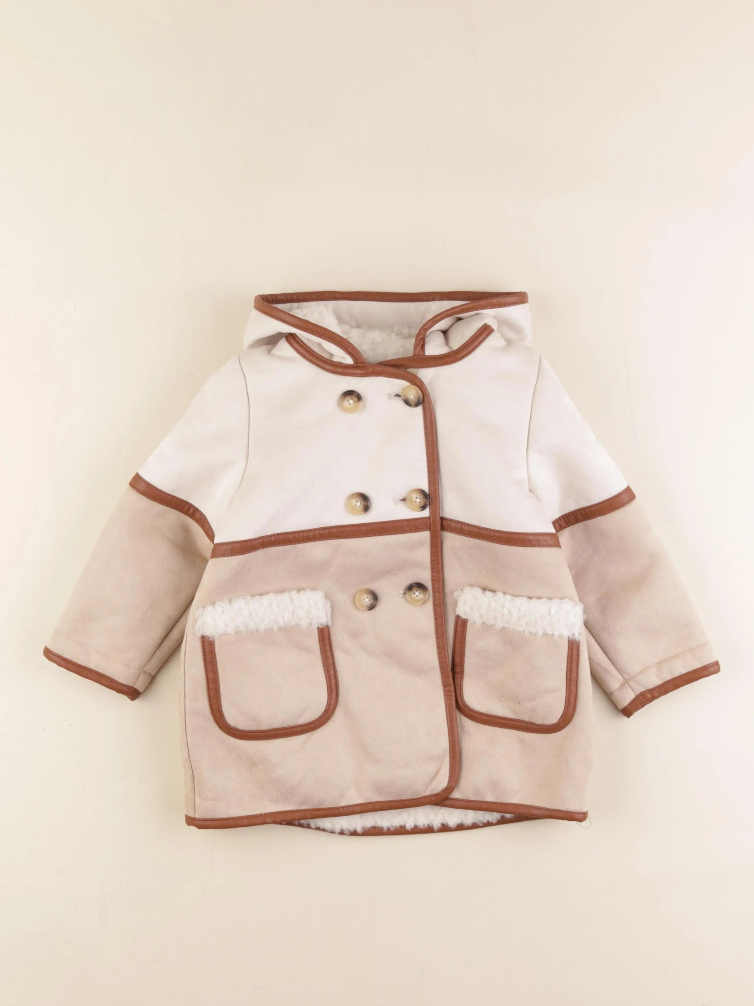 Chloé - manteau beige - 2 ans