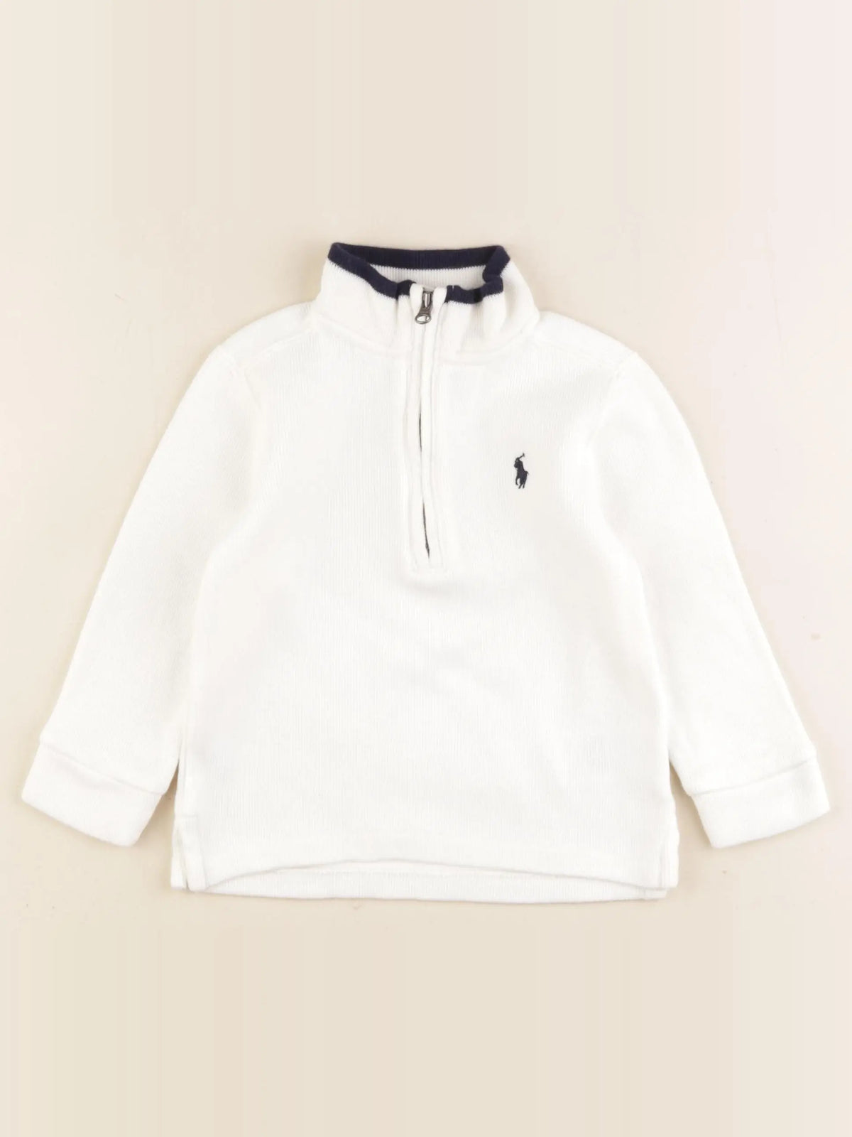 Ralph Lauren - pull blanc - 18 mois